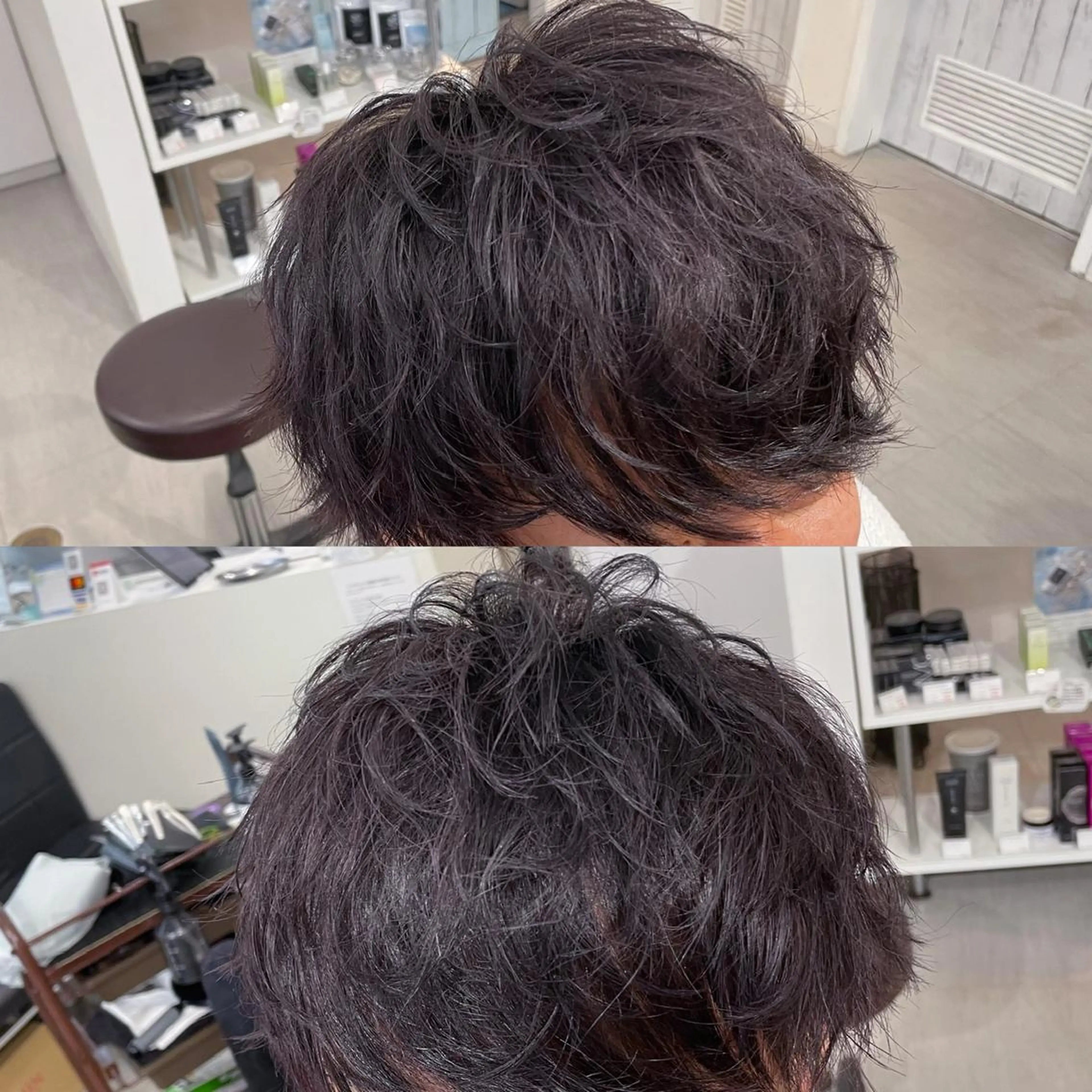 ショート メンズ マッシュウルフ マッシュ メンズウルフカット ウルフカット かんばら りょーいのヘアスタイル