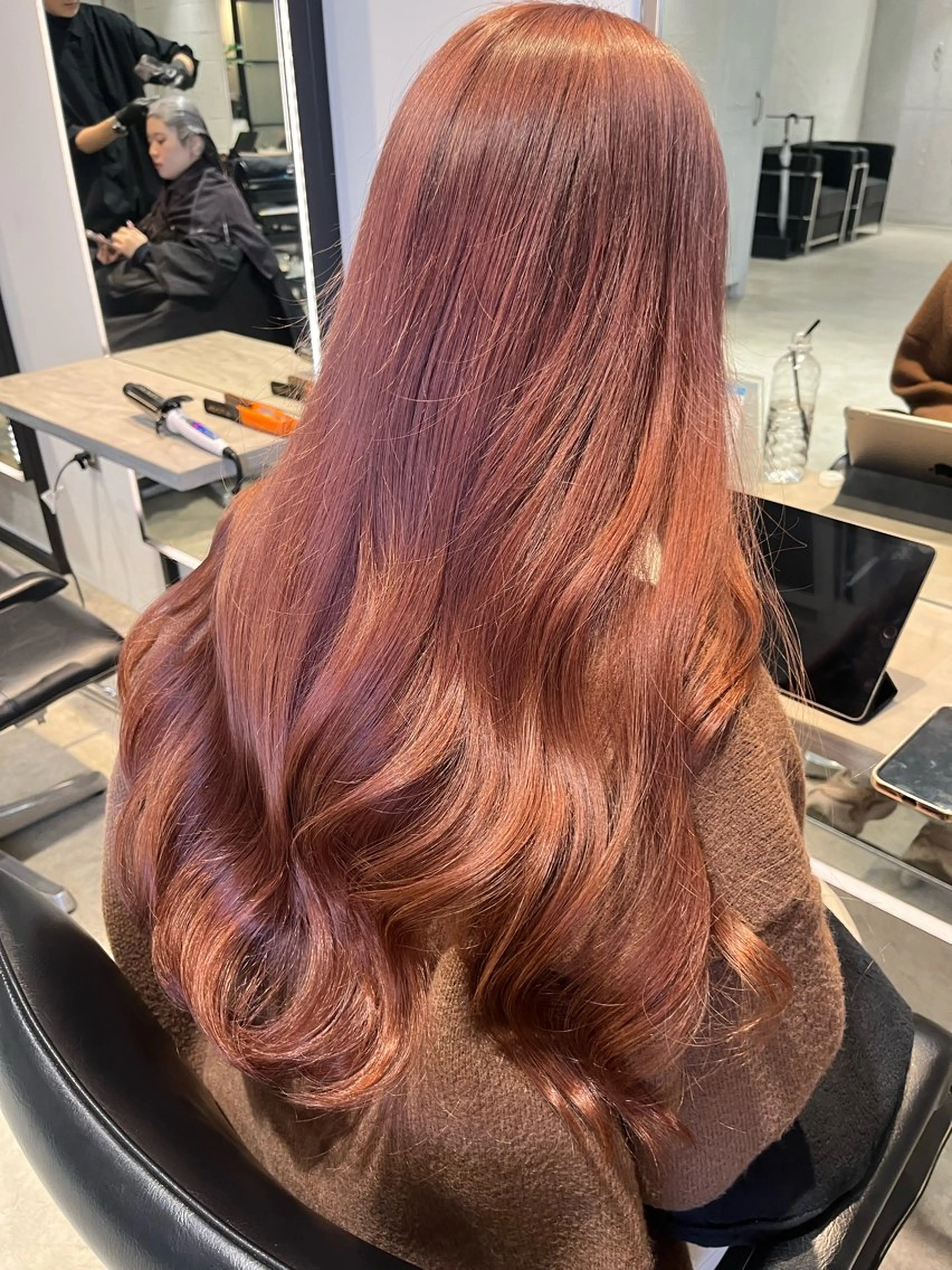 ロング カラー ベージュカラー ピンクカラー ピンクベージュ ブリーチモデル募集中 ゆな🎀のヘアスタイル