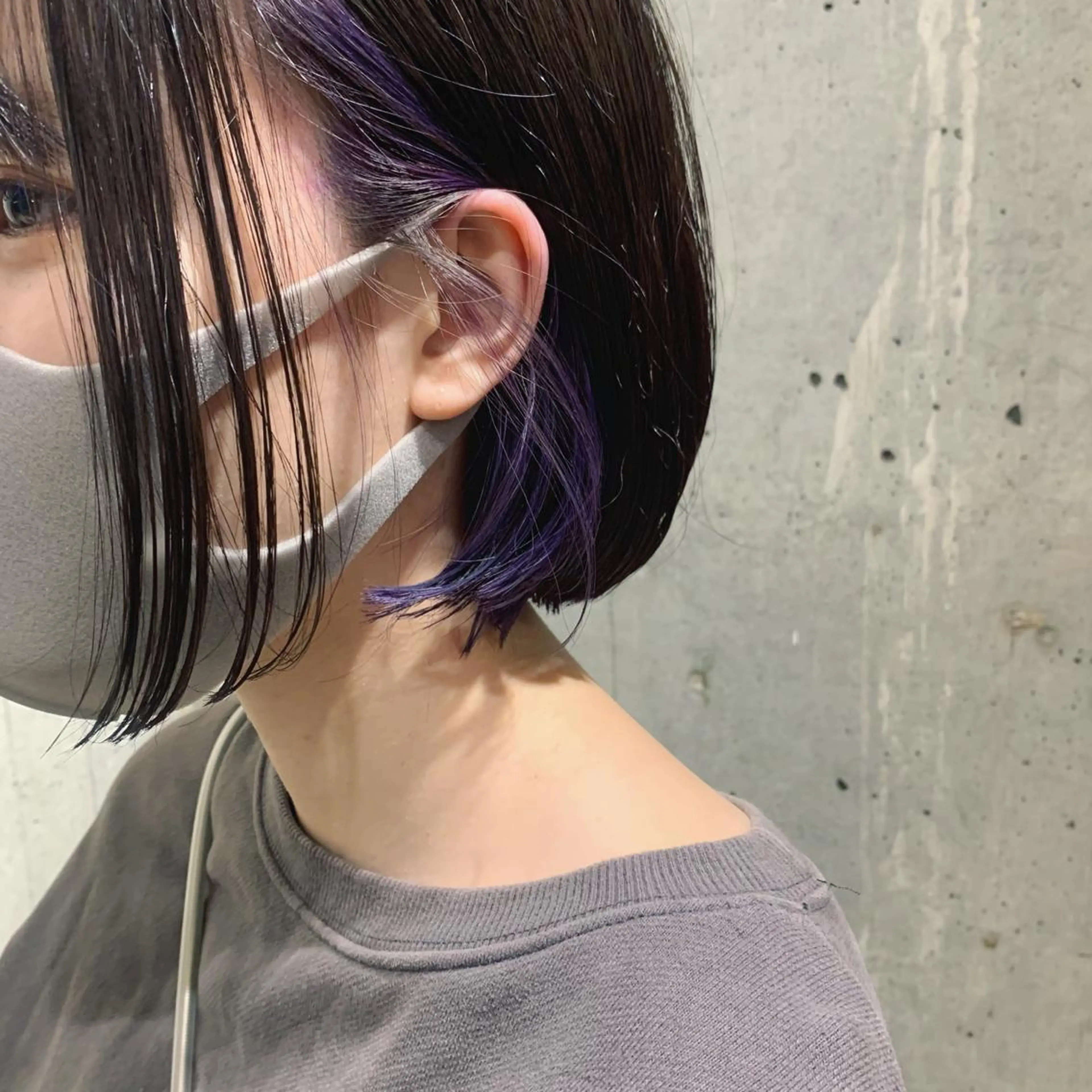 ショート カラー デザインカラー CreBiA  ten_所属・ヤマグチ リョウのヘアスタイル