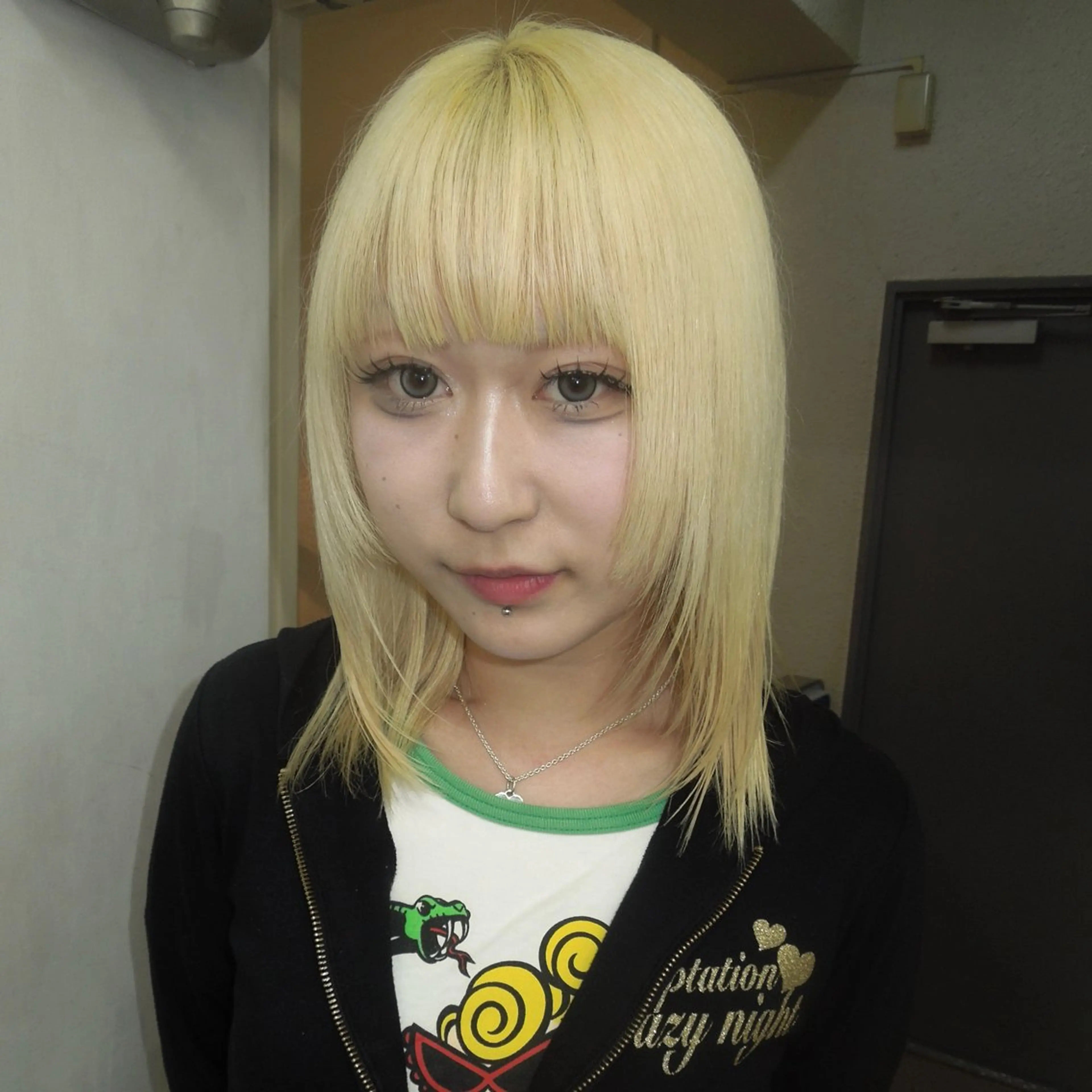 ロング カラー ブロンド タマキ/似合わせ カット/Wカラーのヘアスタイル