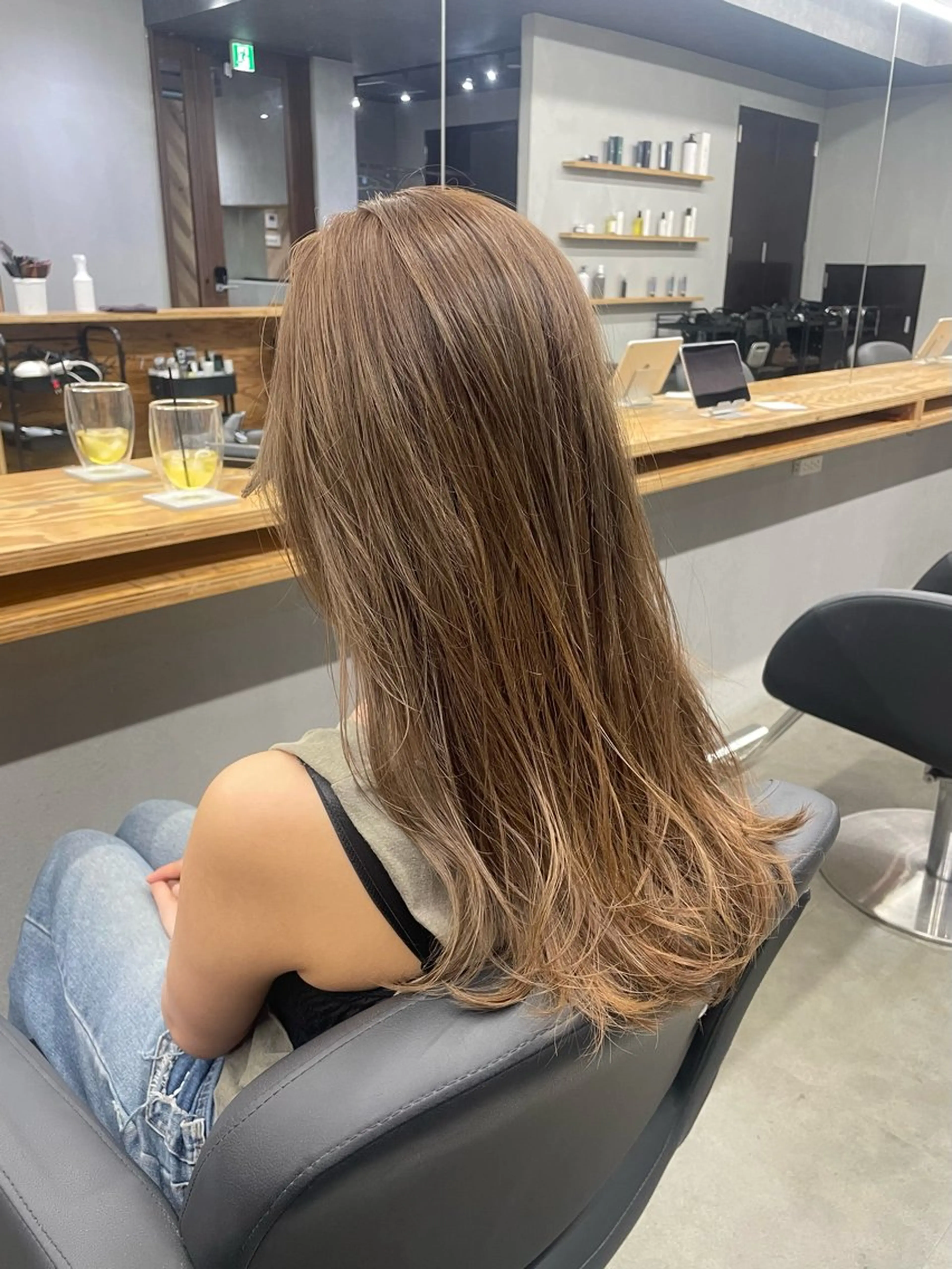 ロング カット ヘアカラー トリートメント ひより ／Nのヘアスタイル