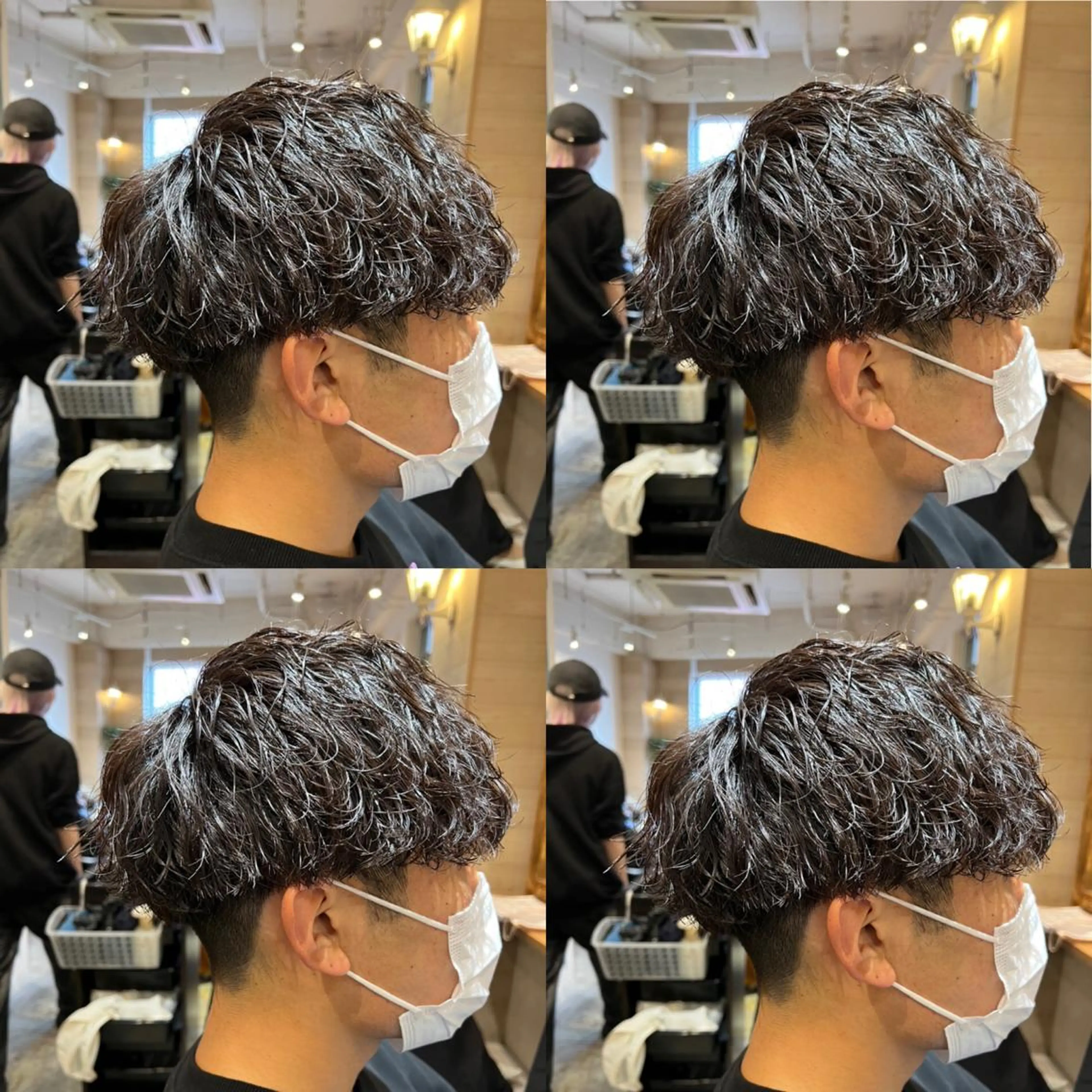 メンズカット＋ニュアンスパーマ＋トリートメントの写真