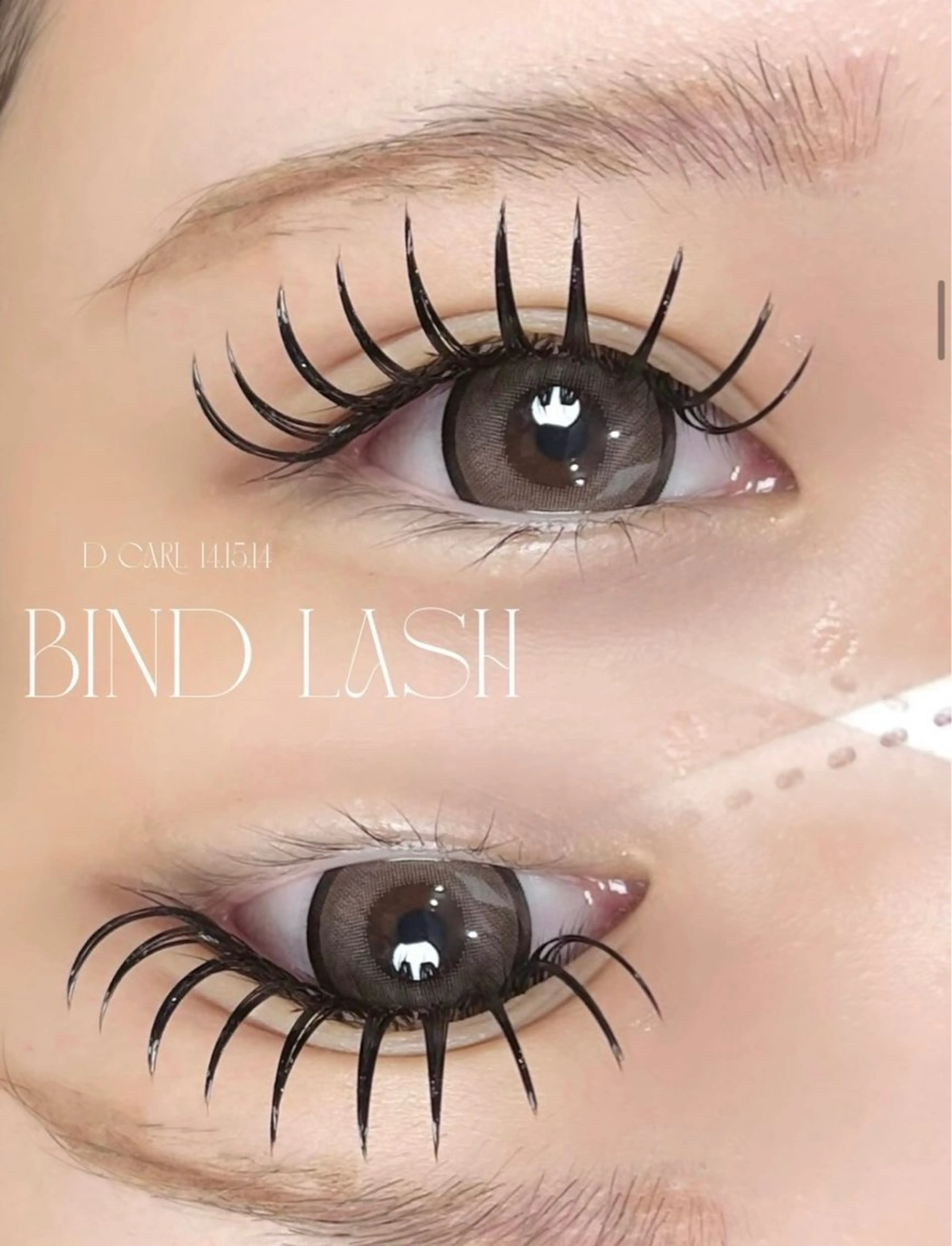 マツエク・マツパ la vierge所属・manaka yoshidaのマツエク・マツパデザイン