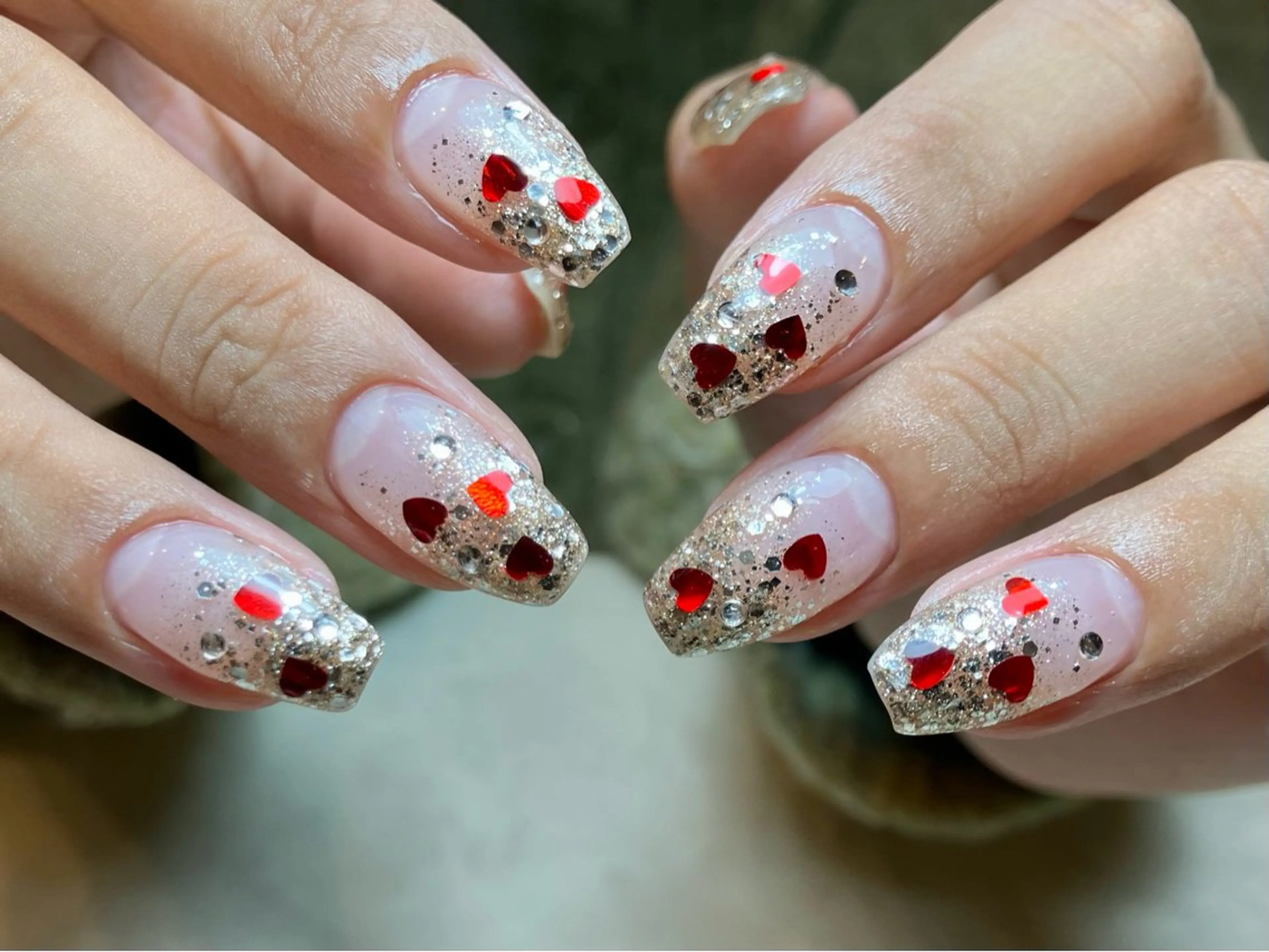 ネイル バレンタイン 【Libre】 -ﾘﾌﾞﾚﾈｲﾙ-のネイルデザイン