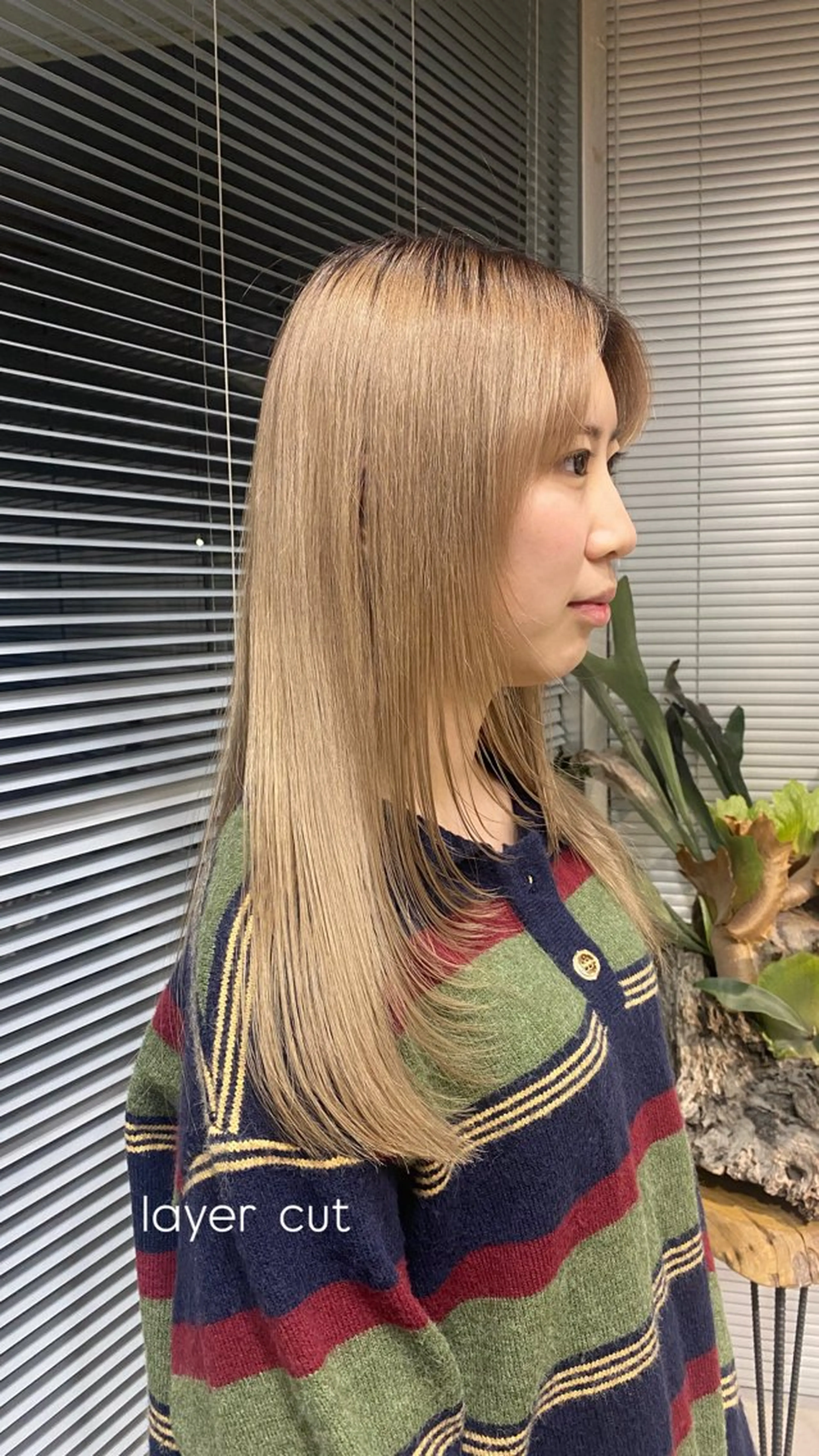 ロング レイヤーカット U hinaのヘアスタイル