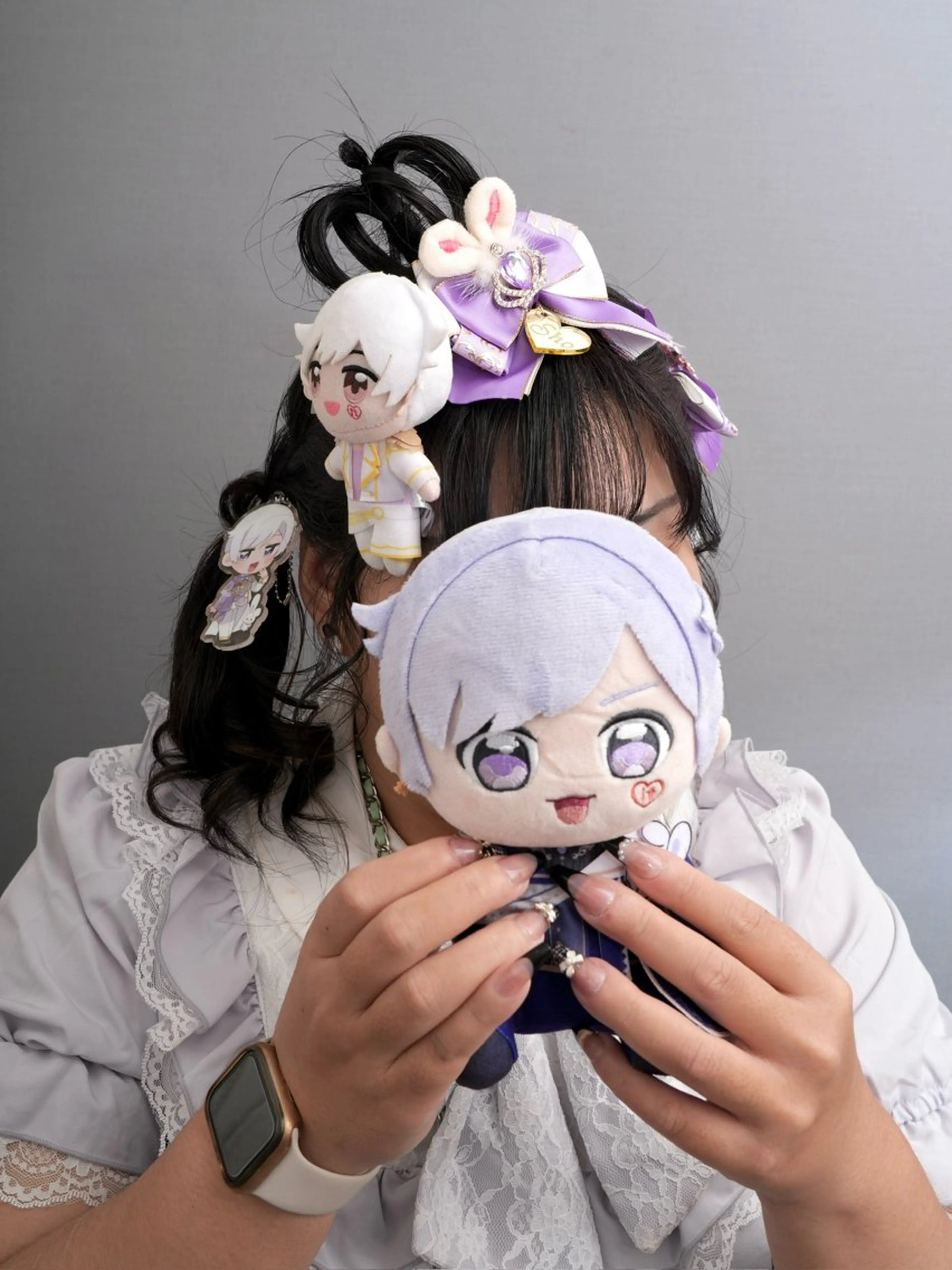 ミディアム ヘアアレンジ ヘアセット 推し活専用 【派手髪】飯野ゆかりのヘアスタイル