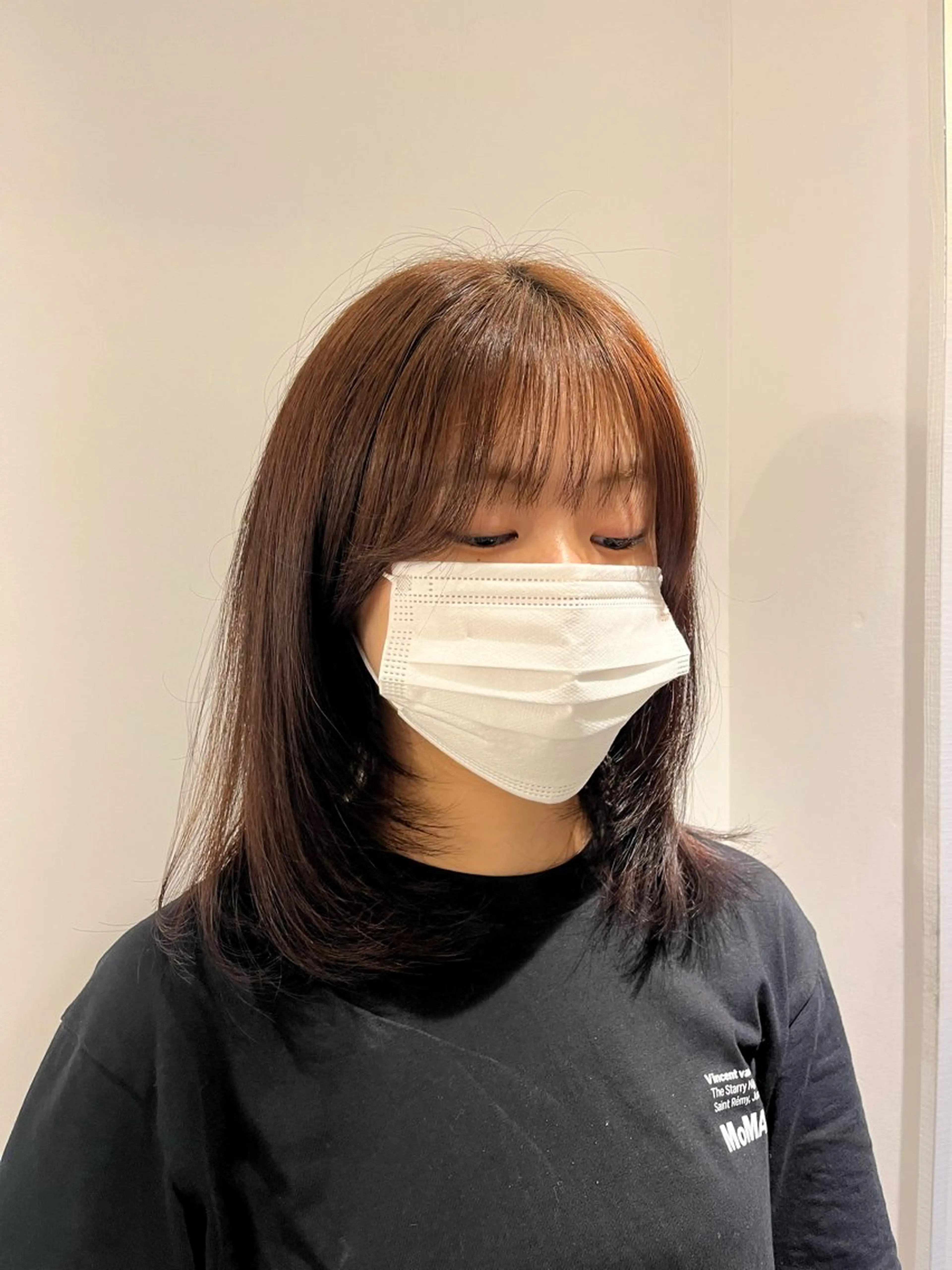 ミディアム カラー/レイヤー /カット泉谷七登のヘアスタイル