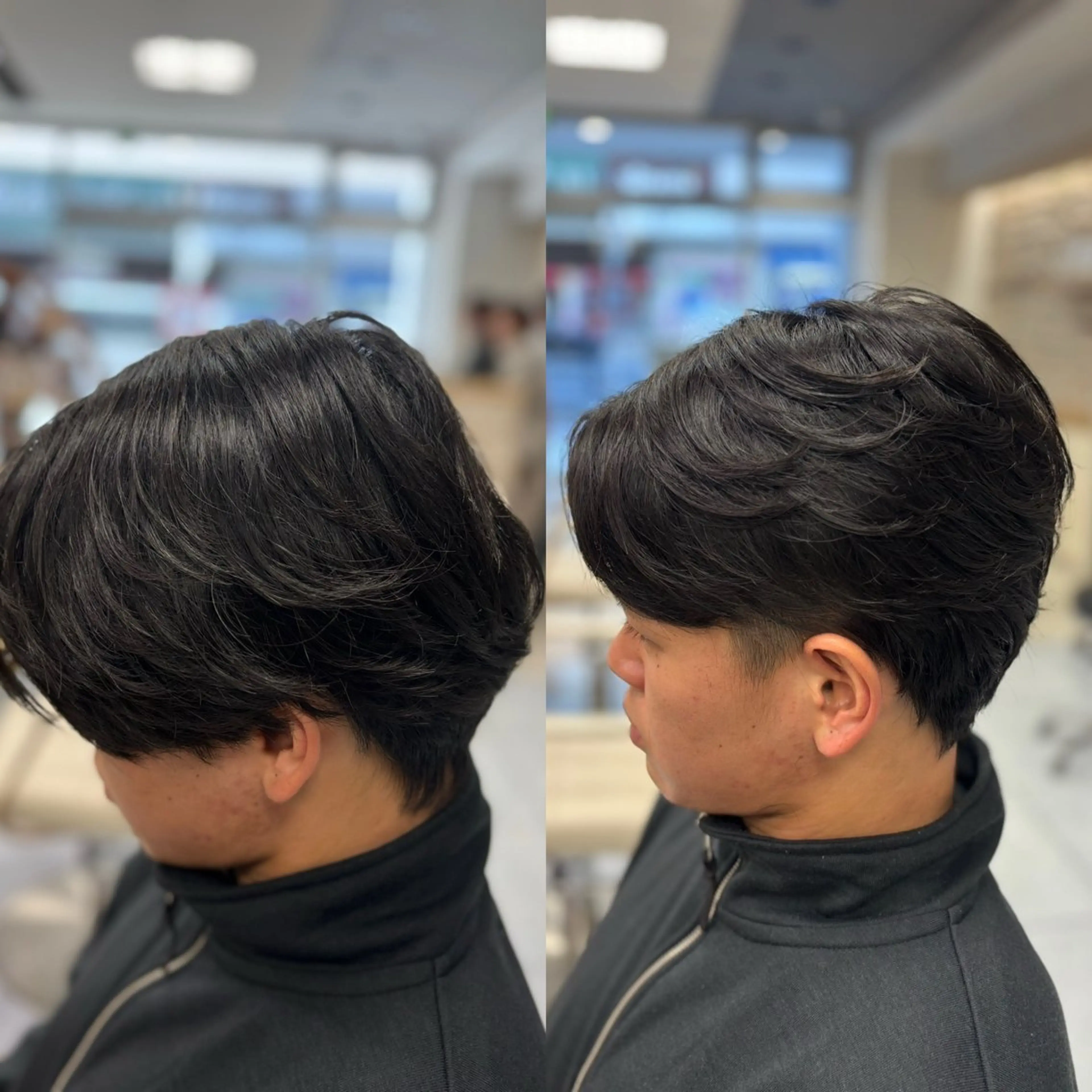 ショート パーマ メンズ カット パーマ メンズ特化韓国風 パーマスタイル/りんのヘアスタイル