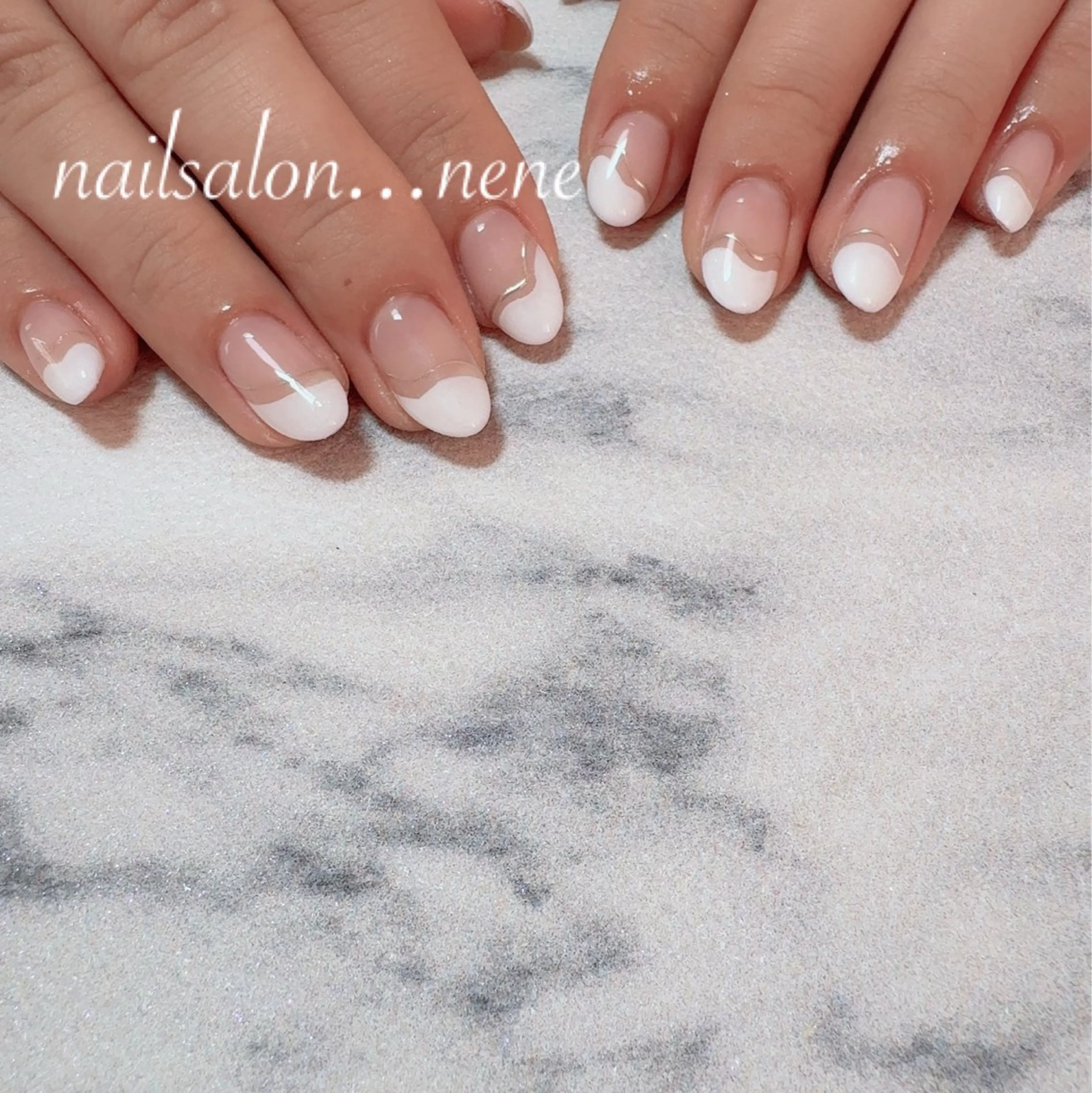 ネイル フレンチネイル nailsalon ...neneのネイルデザイン