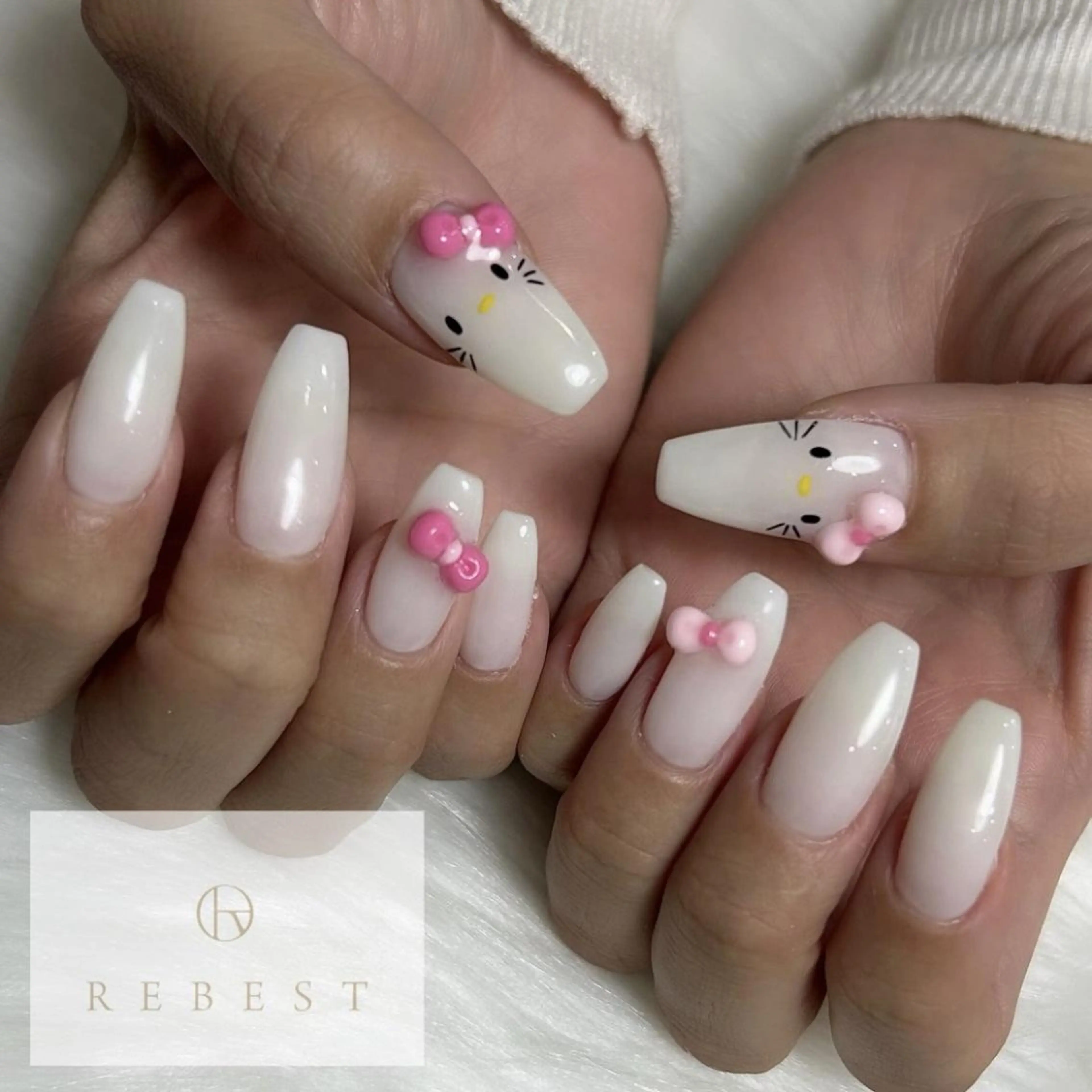 ネイル アートネイル REBEST南森町 nail🪽のネイルデザイン