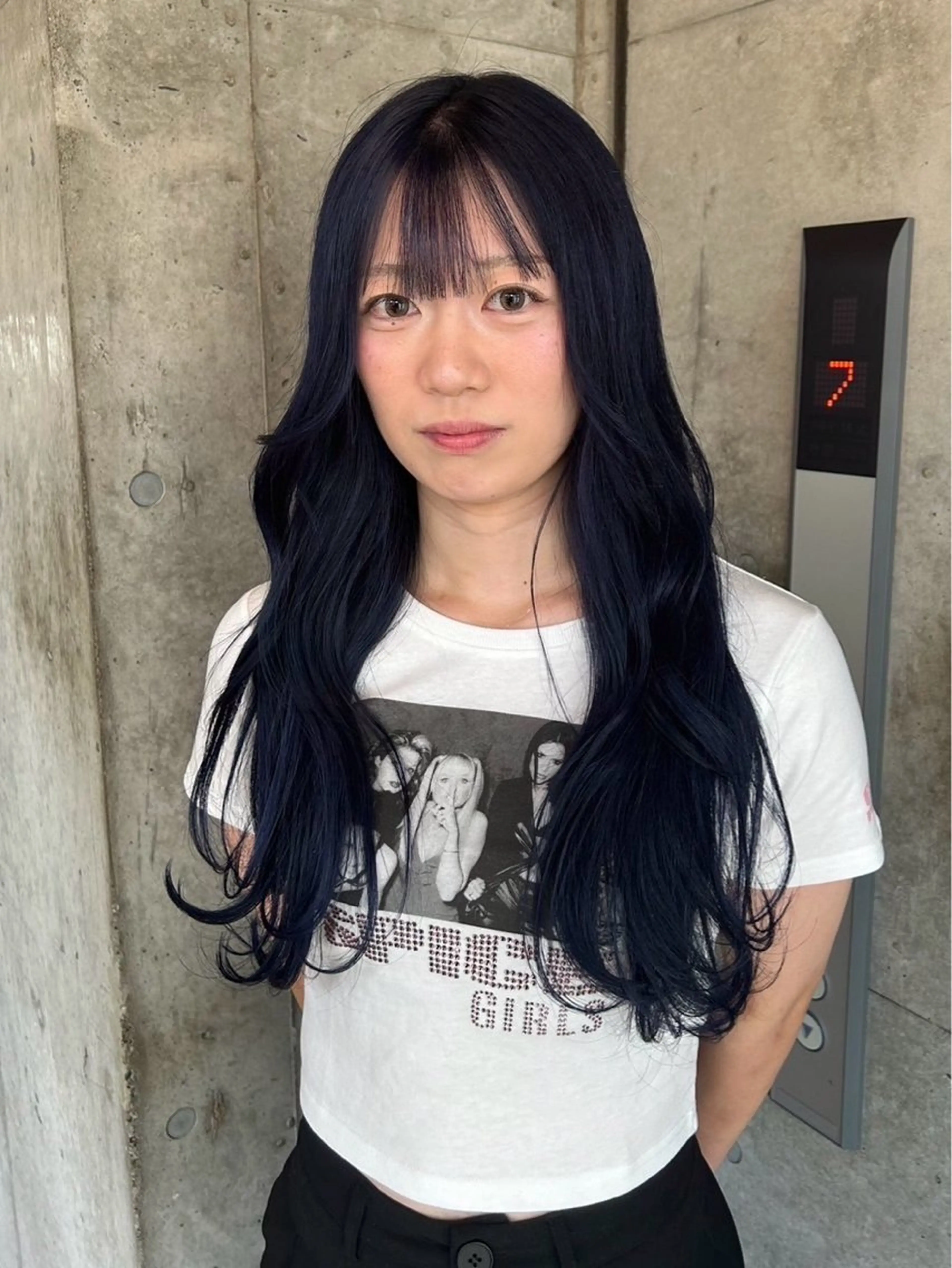 ロング カラー ヘアカラー トリートメント 🎨デザイン🥇 美髪・艶髪　日暮千敬のヘアスタイル