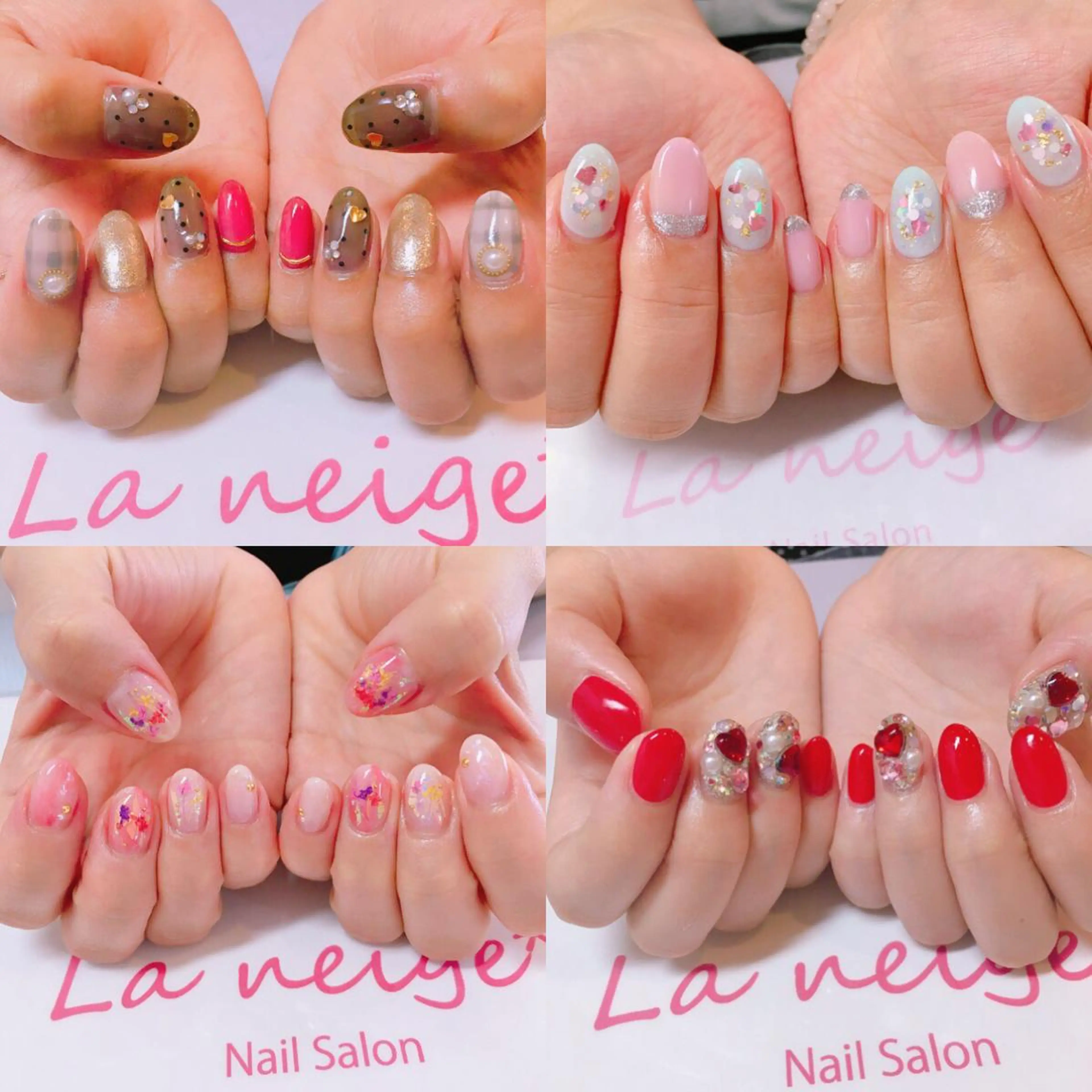 ネイル La neige* yuki 🥯🍑のネイルデザイン