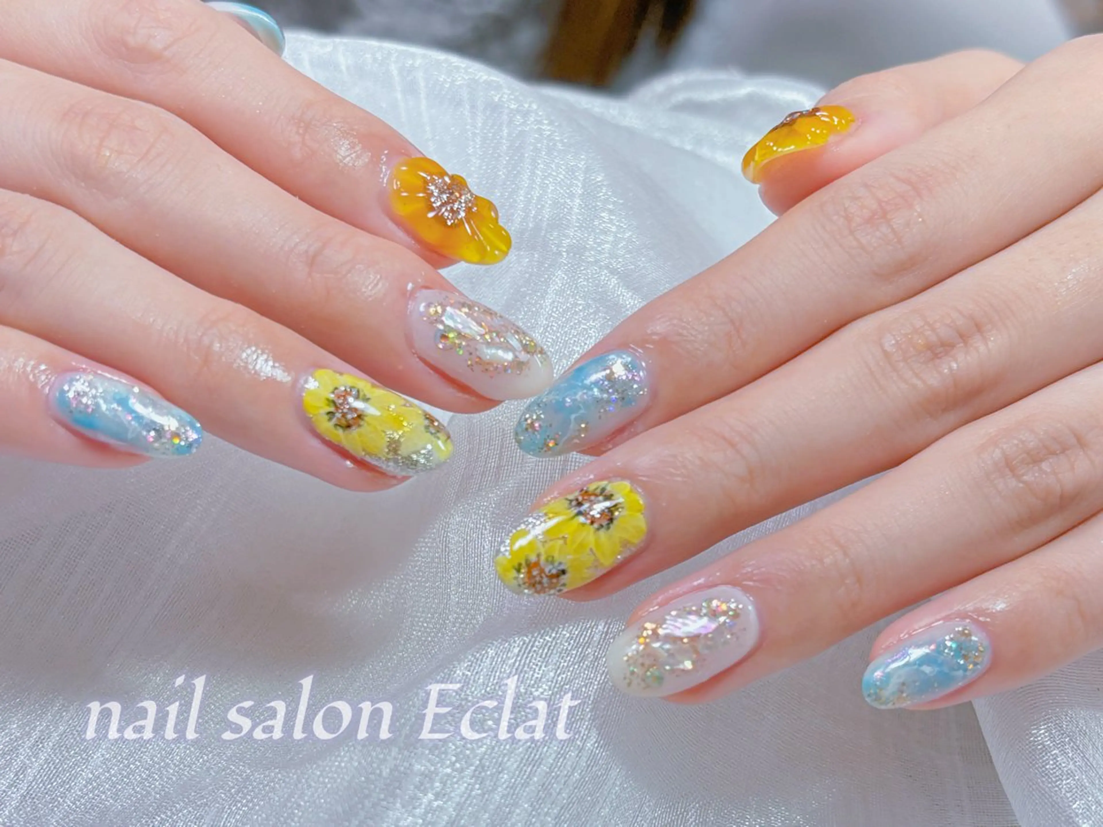 ネイル ハンドネイル ハンドケア ネイルサロンエクラ 🫧Shizukaのネイルデザイン