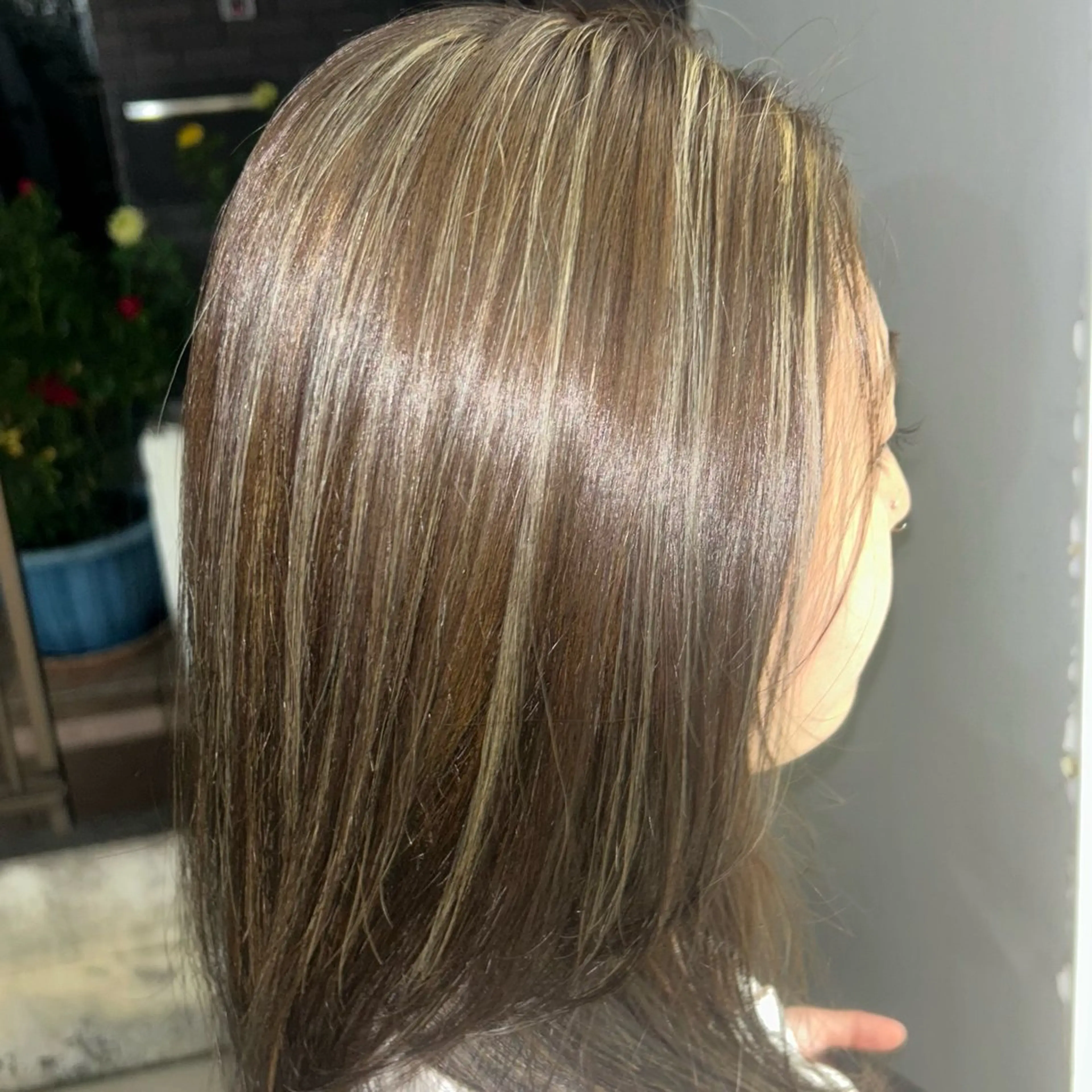 髪に動きが出るハイライト🪐 [デザインカラー]の写真