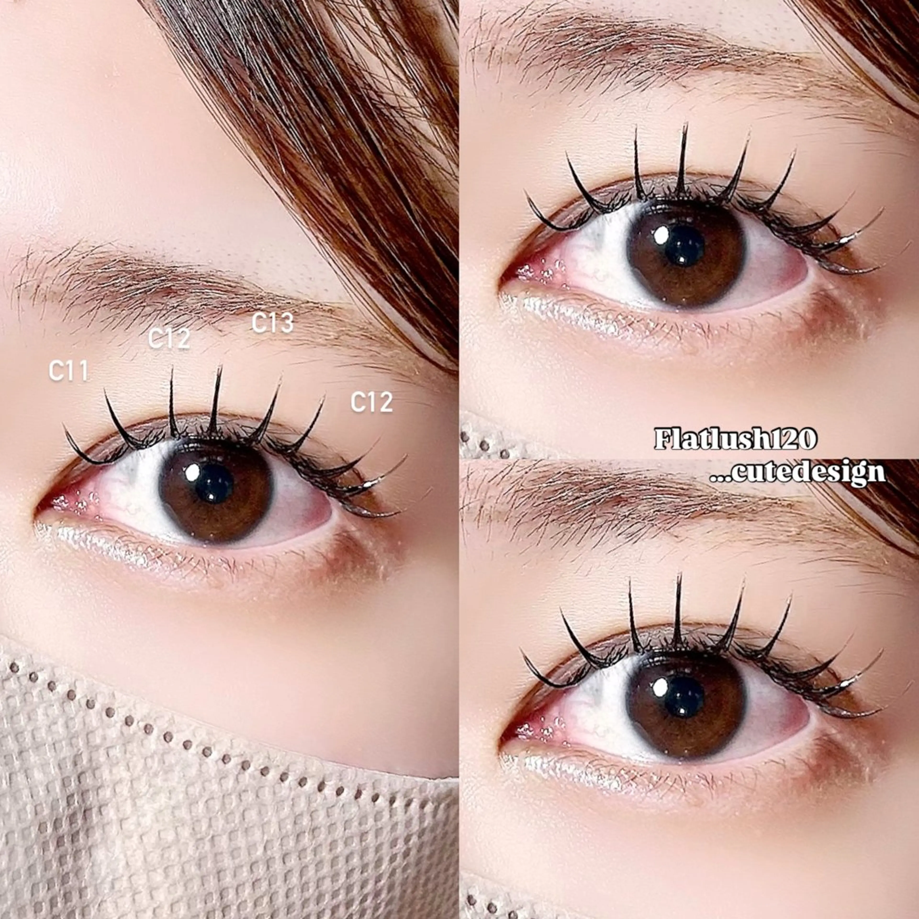 マツエク・マツパ マツエク ほんだ はるかのマツエク・マツパデザイン