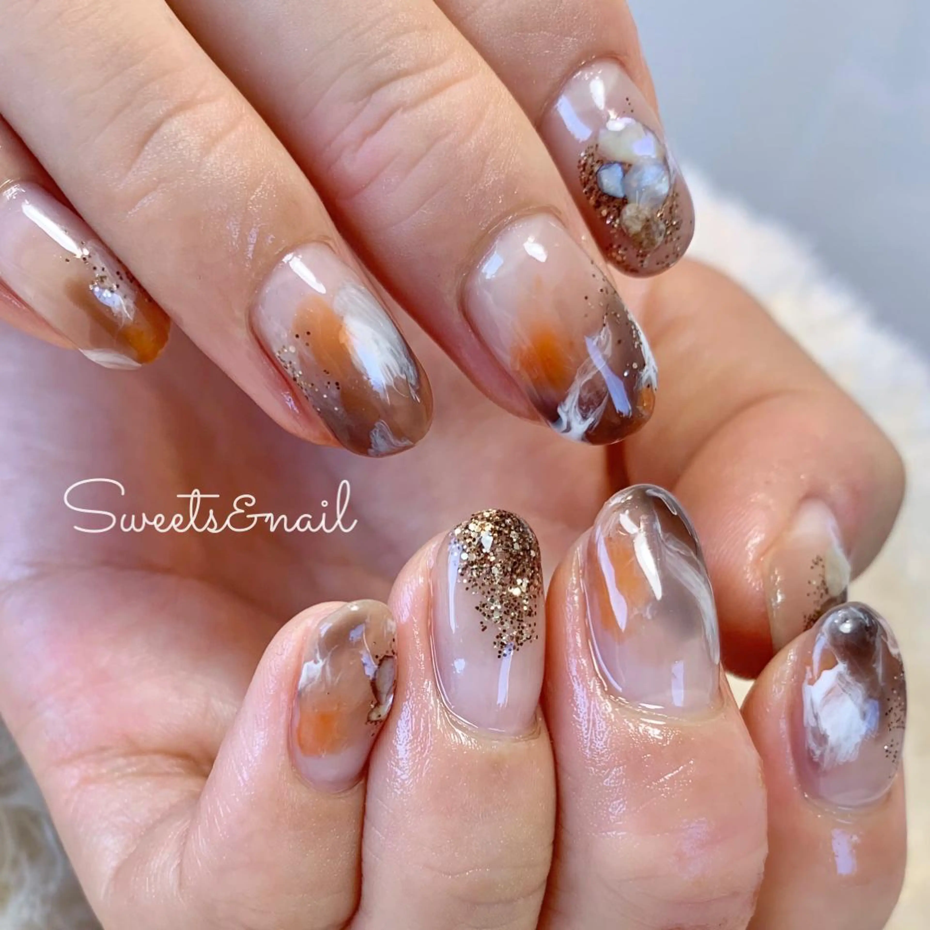 ネイル ニュアンスネイル Sweets＆ nail みなこのネイルデザイン