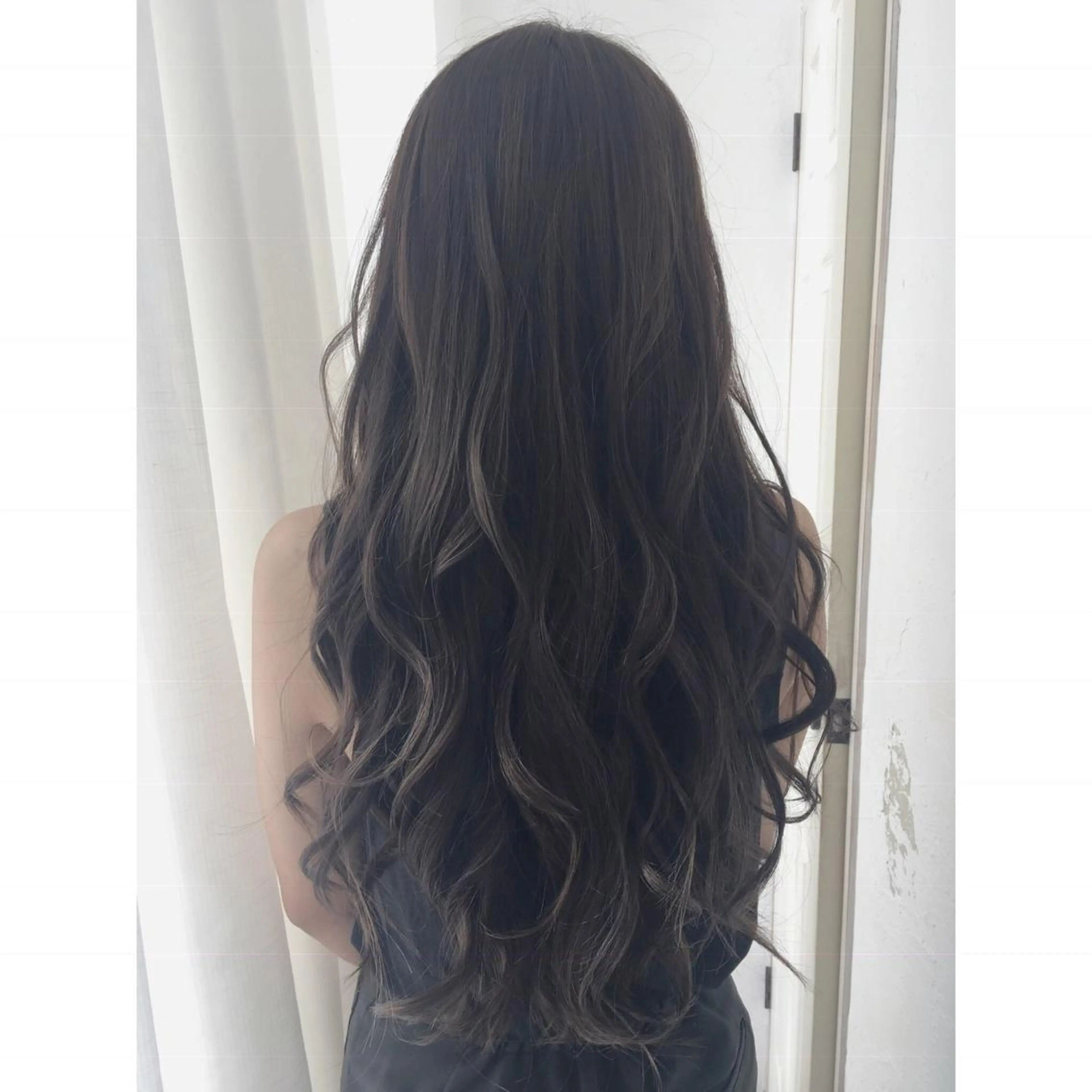 ロング カラー カット ヘアカラー fio マナミのヘアスタイル