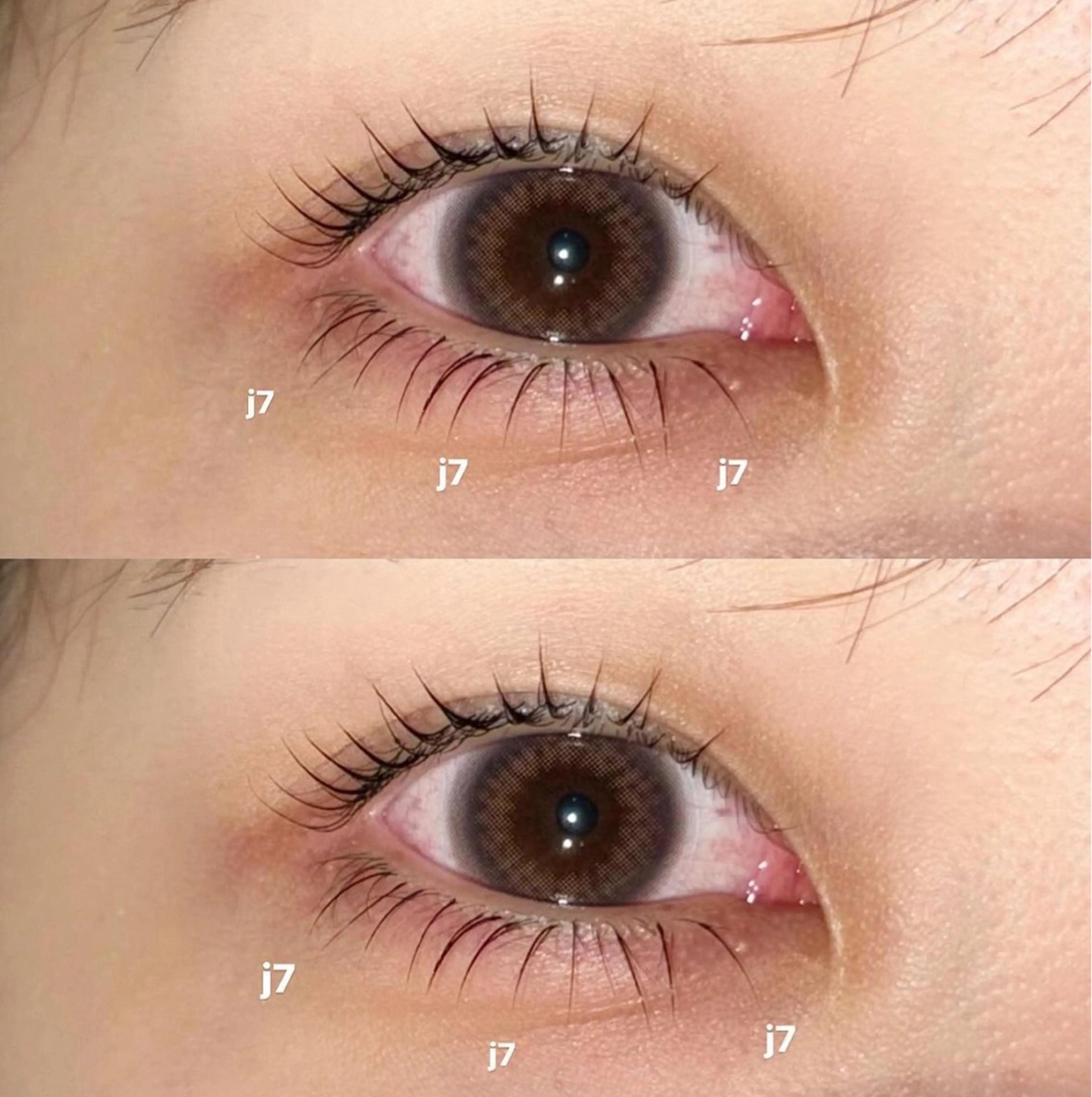 マツエク・マツパ フラットラッシュ まつげパーマ 下まつげエクステ 一重×まつ毛パーマ NORA senaのマツエク・マツパデザイン