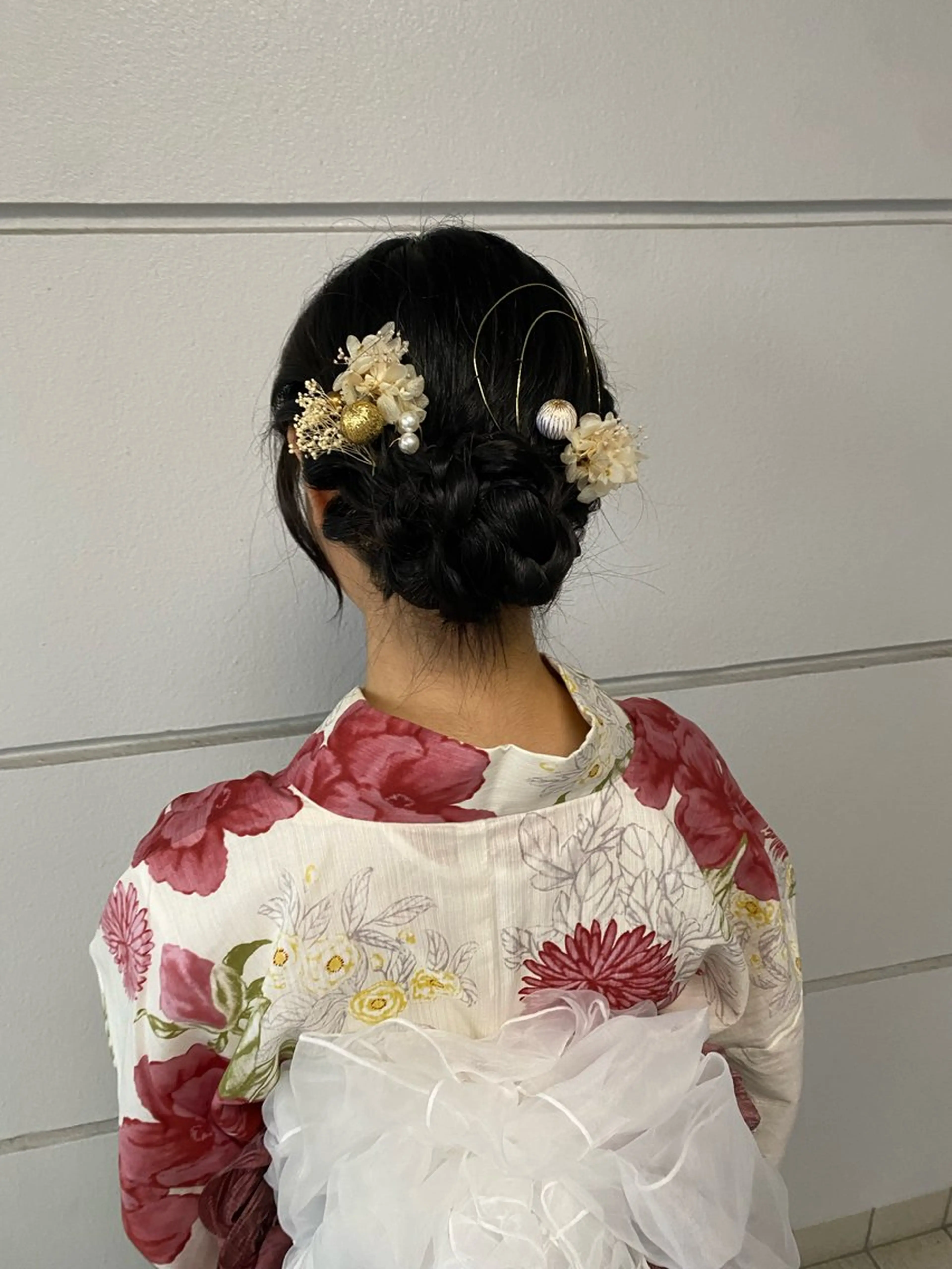 ロング ヘアアレンジ 浴衣 ヘアセット 髪質改善特化🥣🫧 天神美容室のヘアスタイル