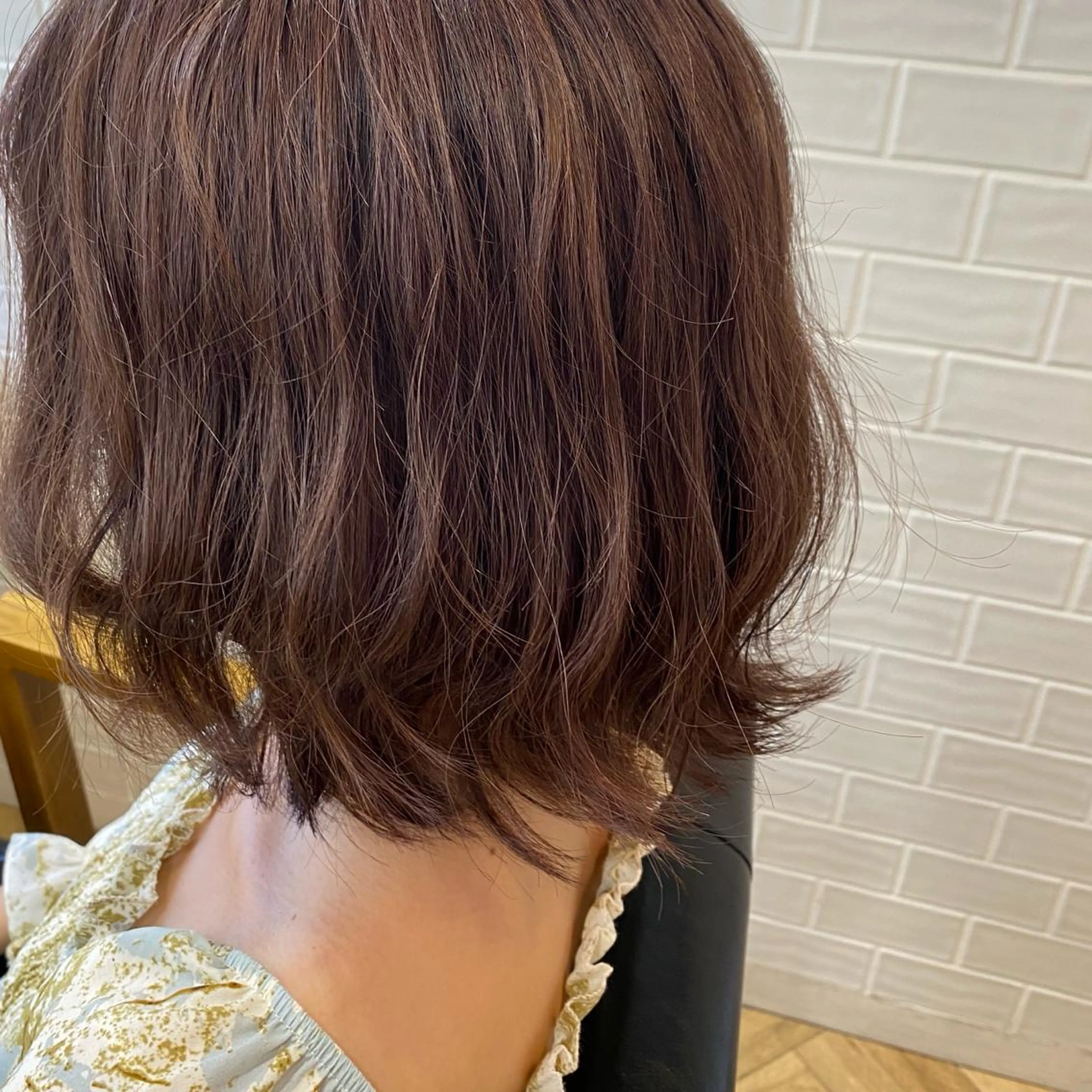 ミディアム カラー 艶カラー/韓国顔周り 🎀mamiのヘアスタイル