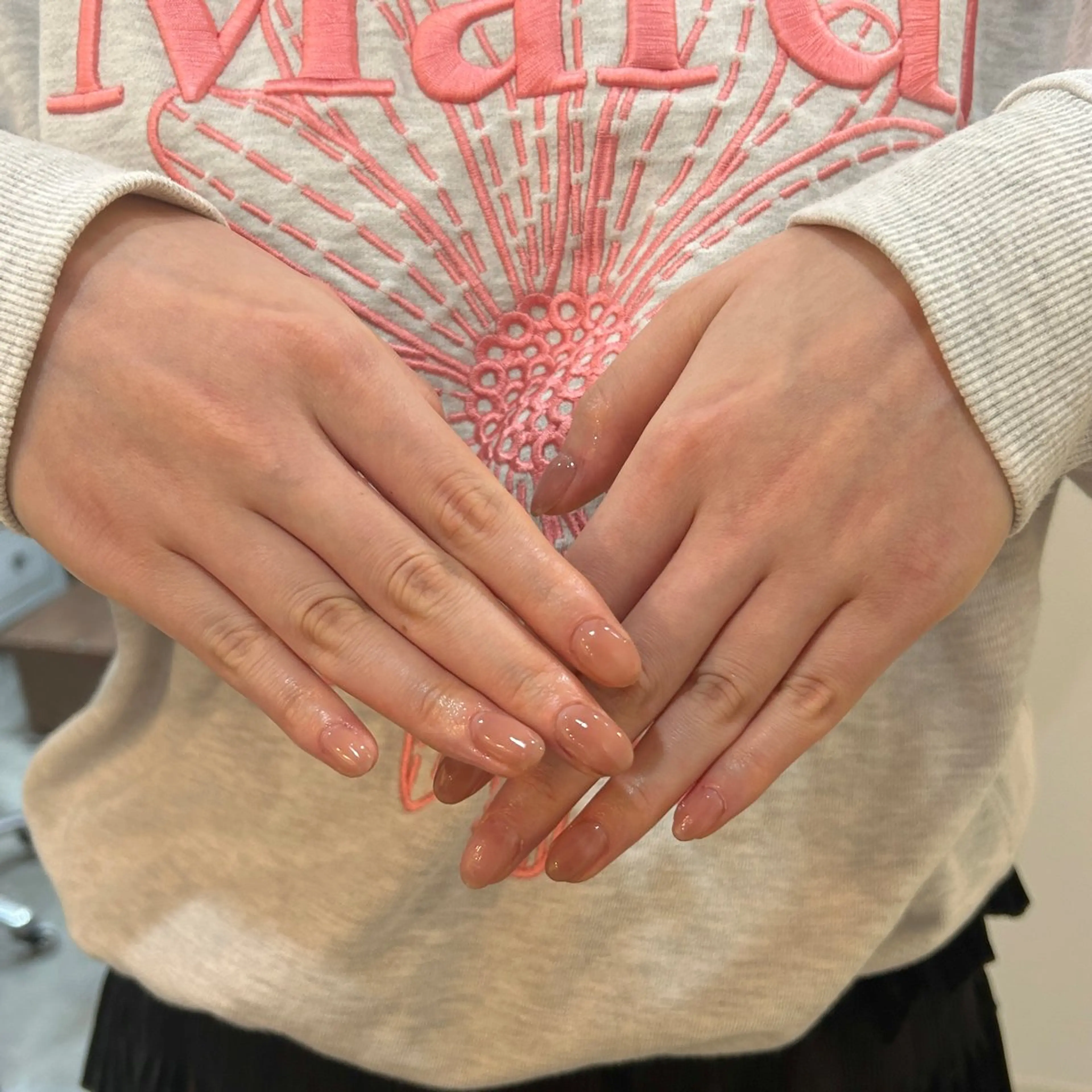 ショート ハンドネイル 大阪/堀江ニュアンス NANAのネイルデザイン