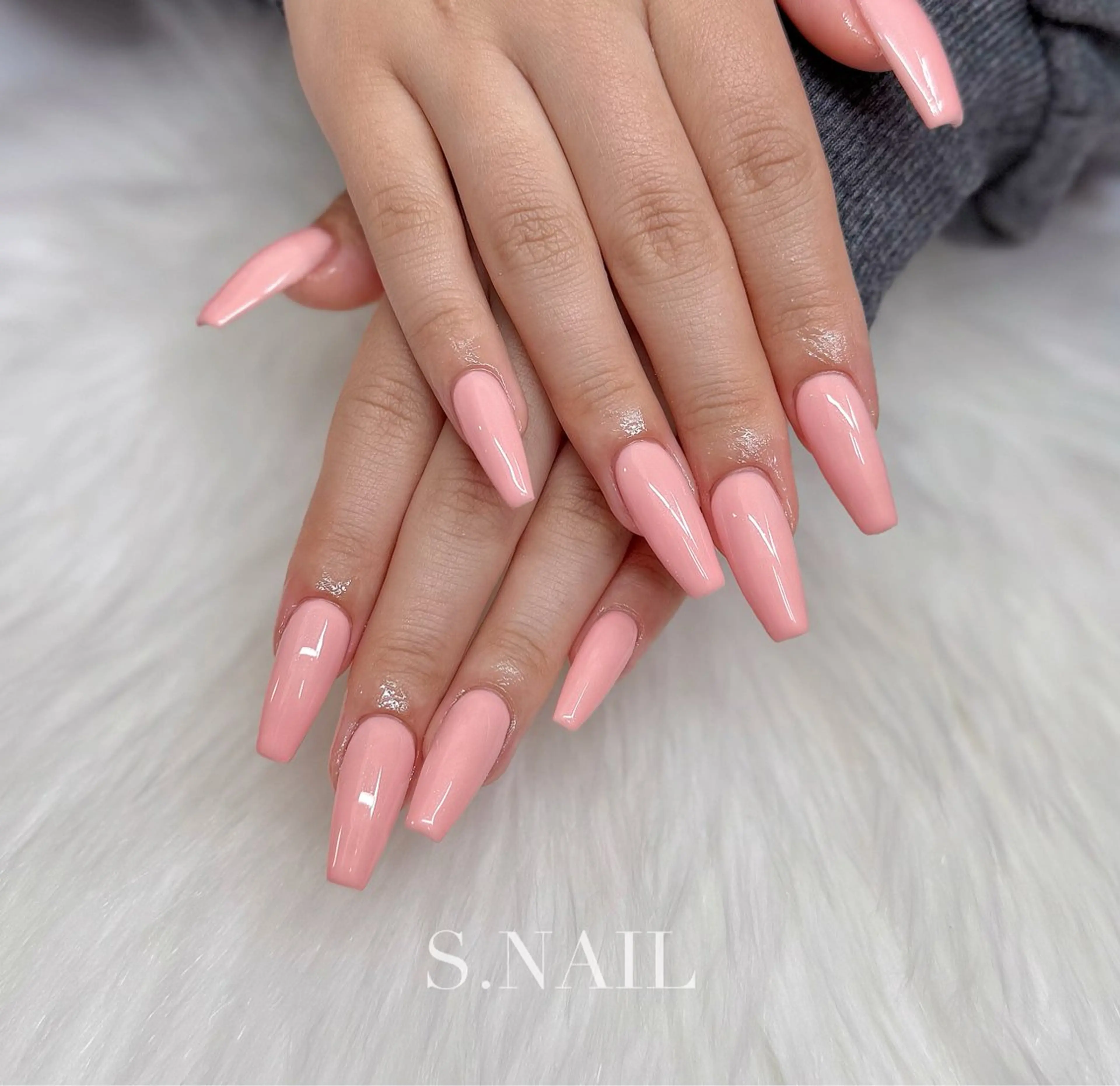 ネイル ワンカラーネイル ハンドネイル S♡NAIL所属・S.NAIL Suuのネイルデザイン