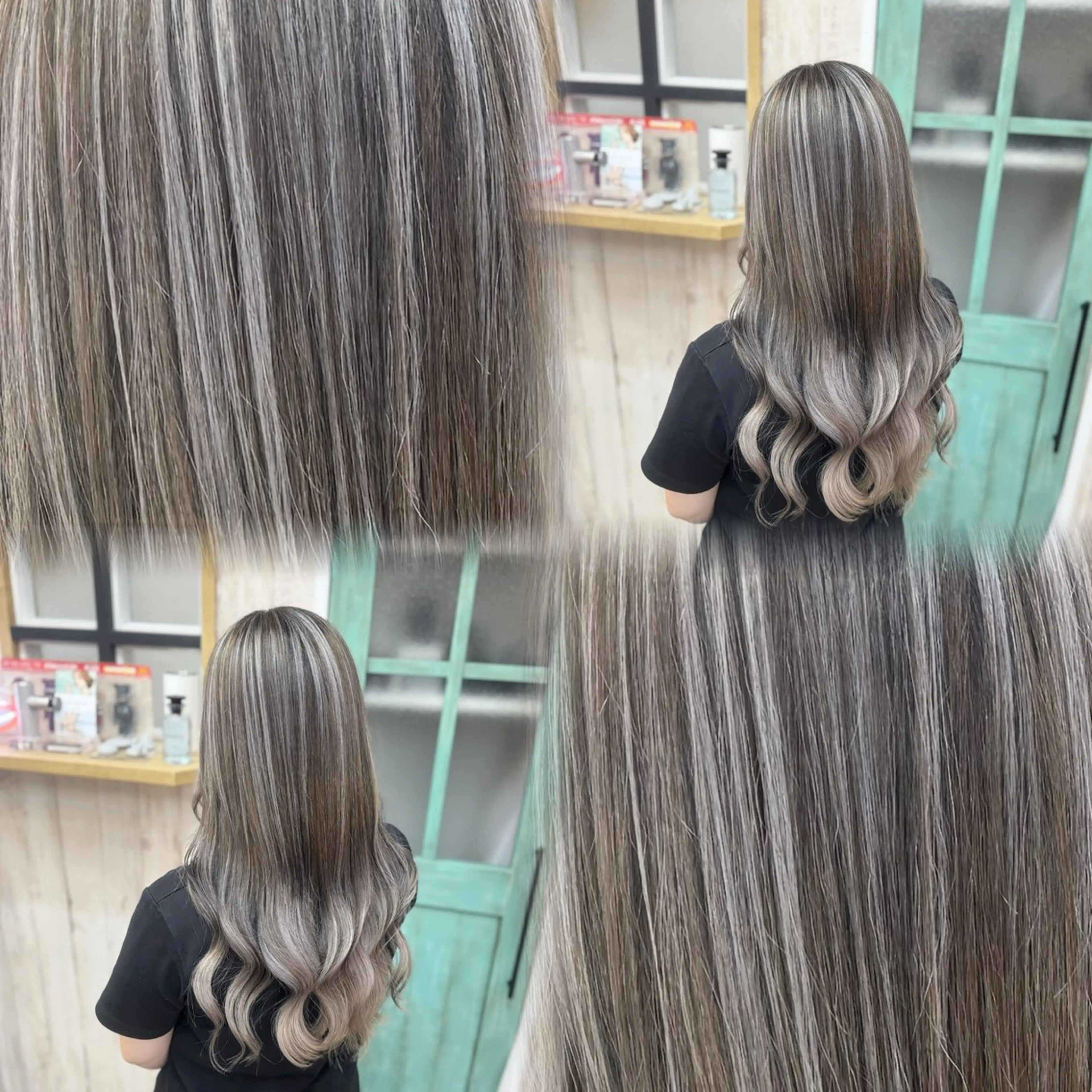 ロング カラー 髙橋 李里亜のヘアスタイル