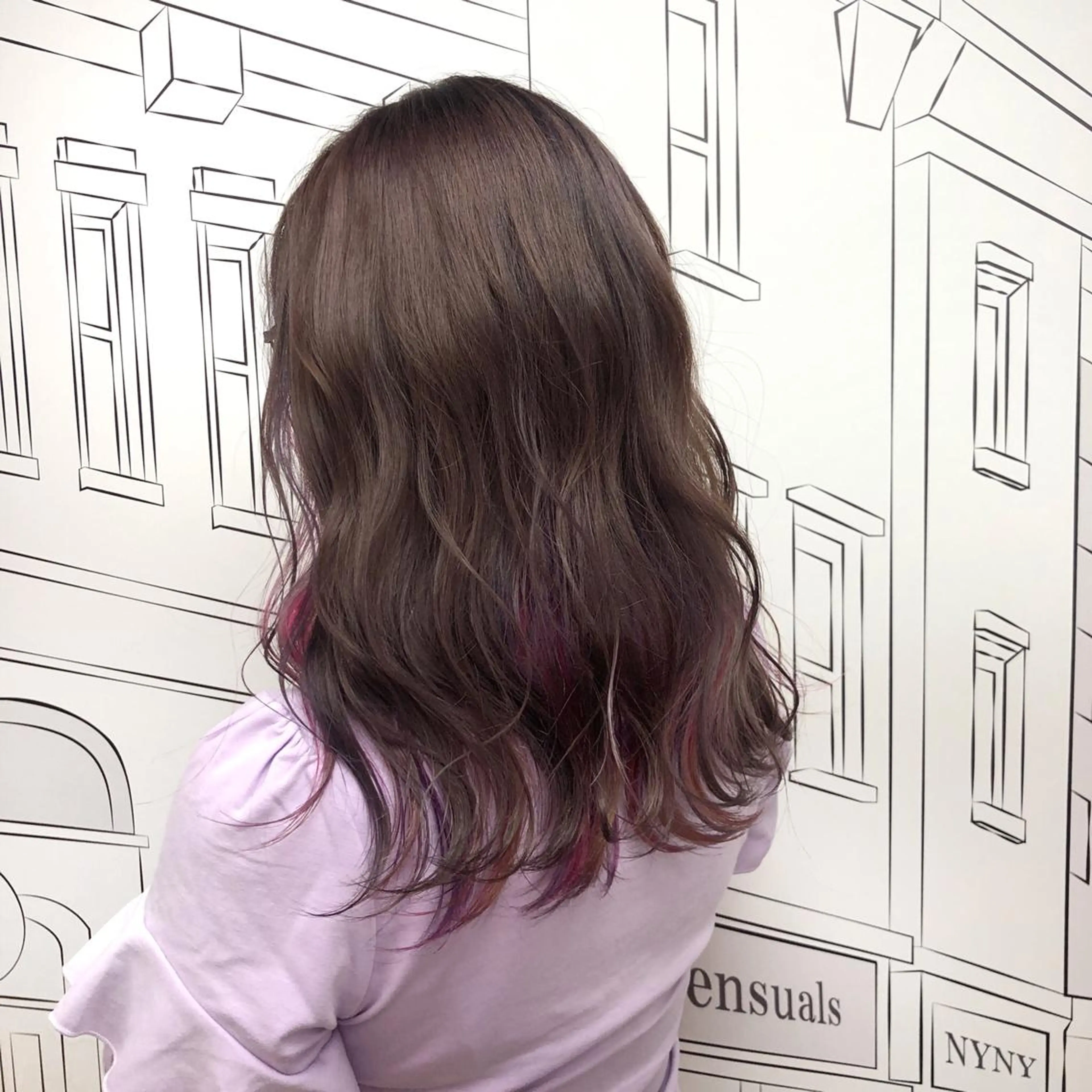 ミディアム カラー レイヤー,ボブ / 彩未のヘアスタイル