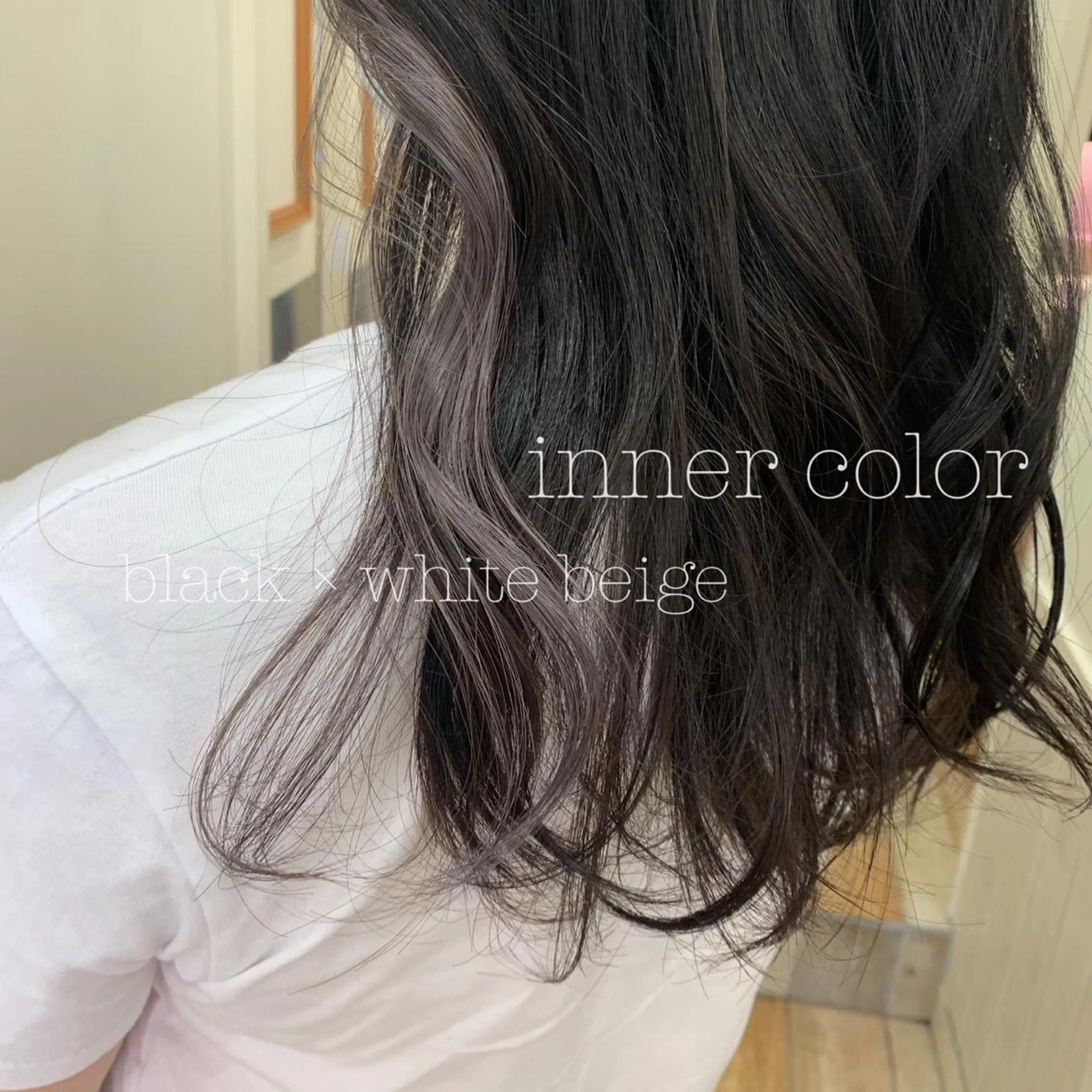 セミロング カラー カット ヘアカラー トリートメント ぱつっとボブ/ 小野あかねのその他イメージ