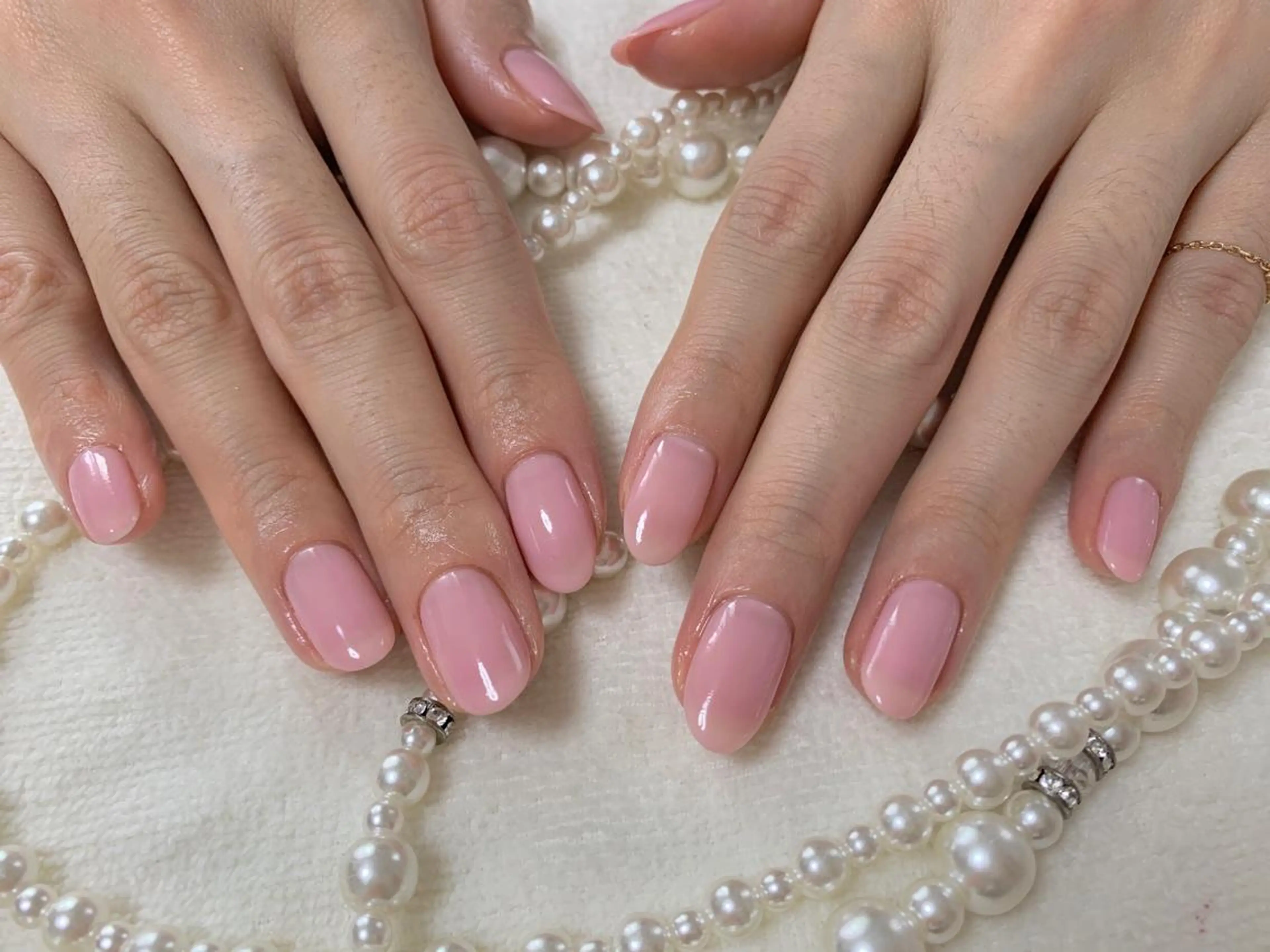 ネイル ワンカラーネイル 手塚 里奈のネイルデザイン