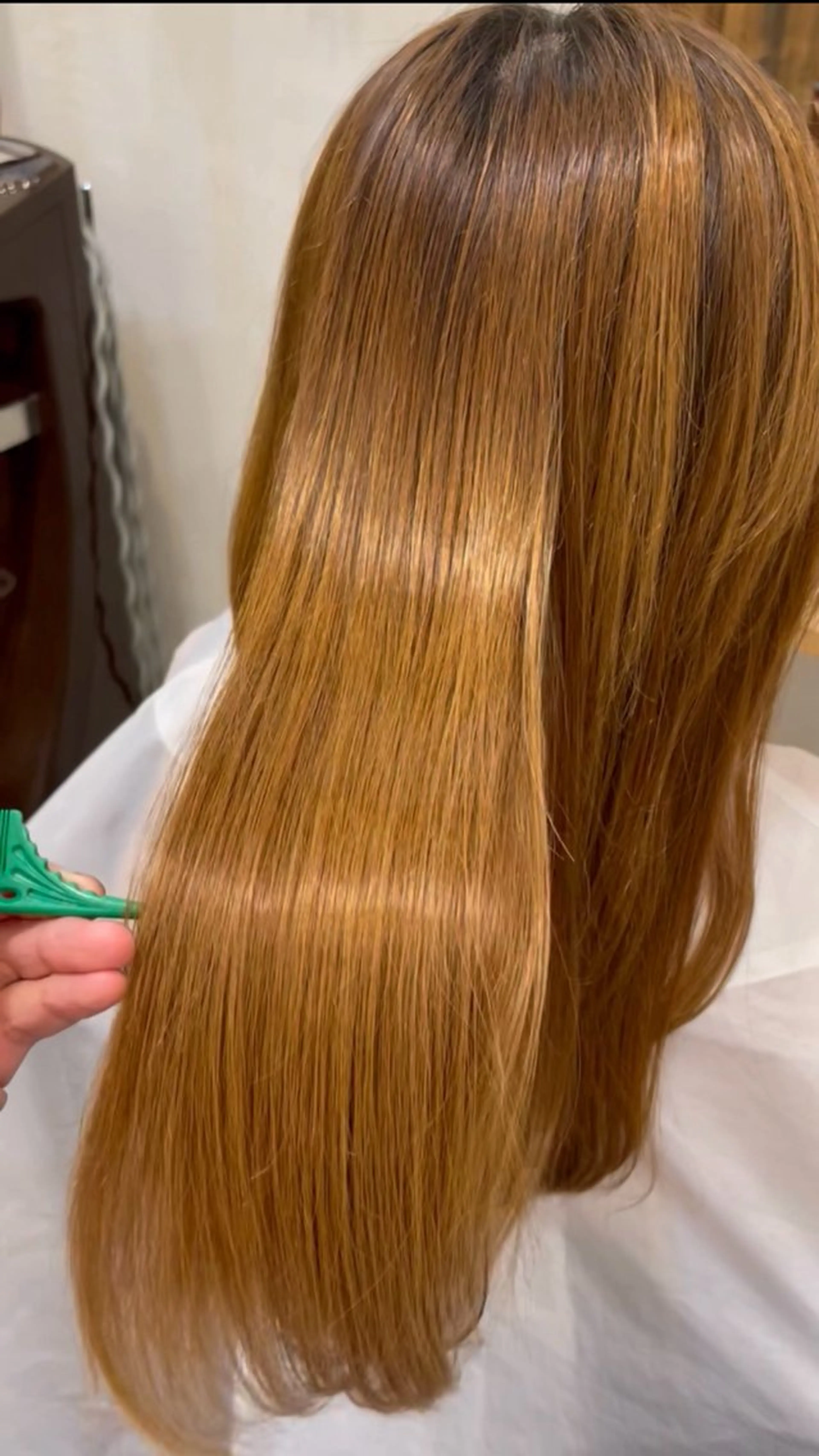 セミロング トリートメント 米澤 凌華のヘアスタイル