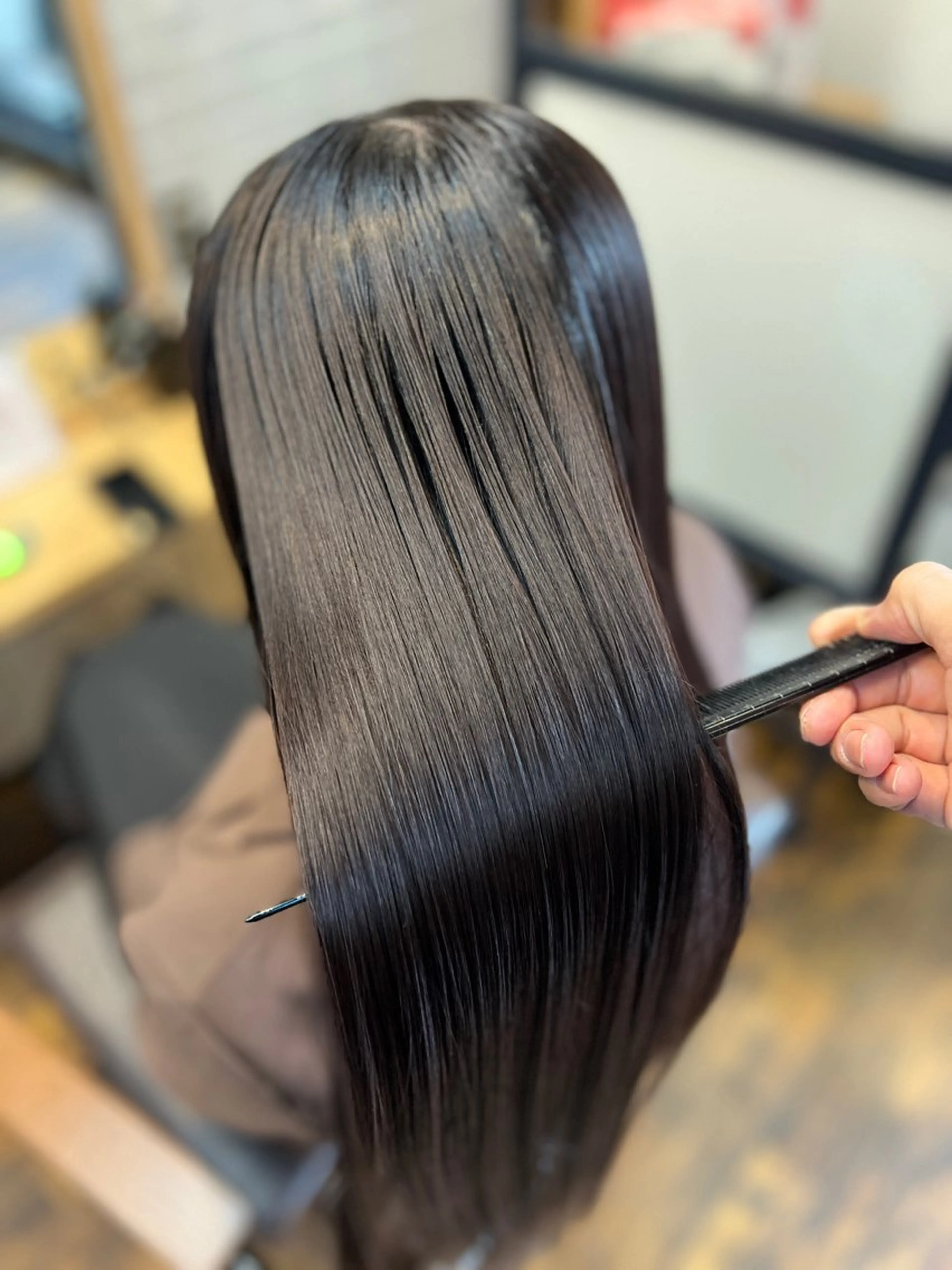 ロング Salowin銀座suite店所属・美髪縮毛矯正/髪質 改善カラー/寺倉海人のヘアスタイル