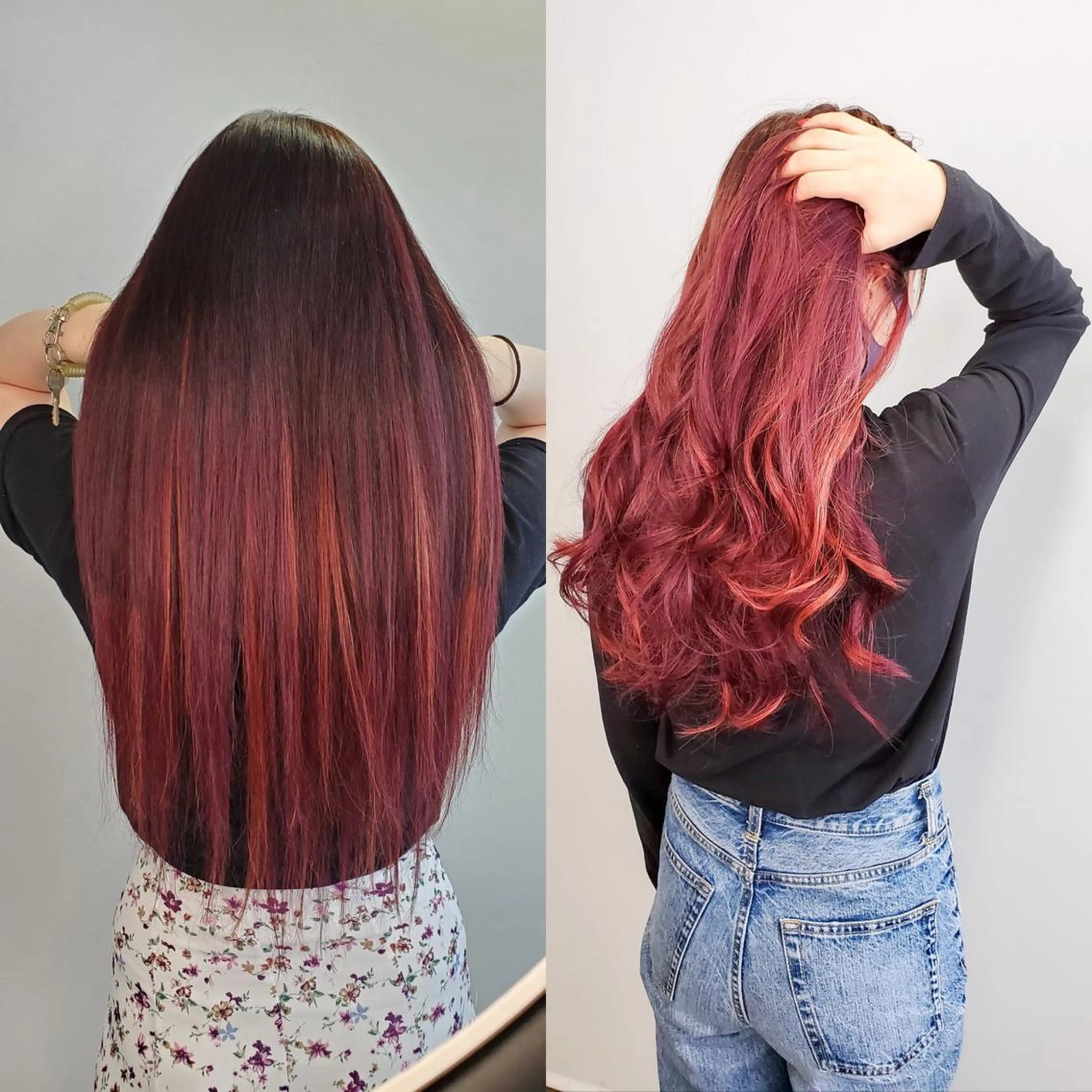 ロング 💎馴染むエクステ ×カラーTOMO💎のヘアスタイル