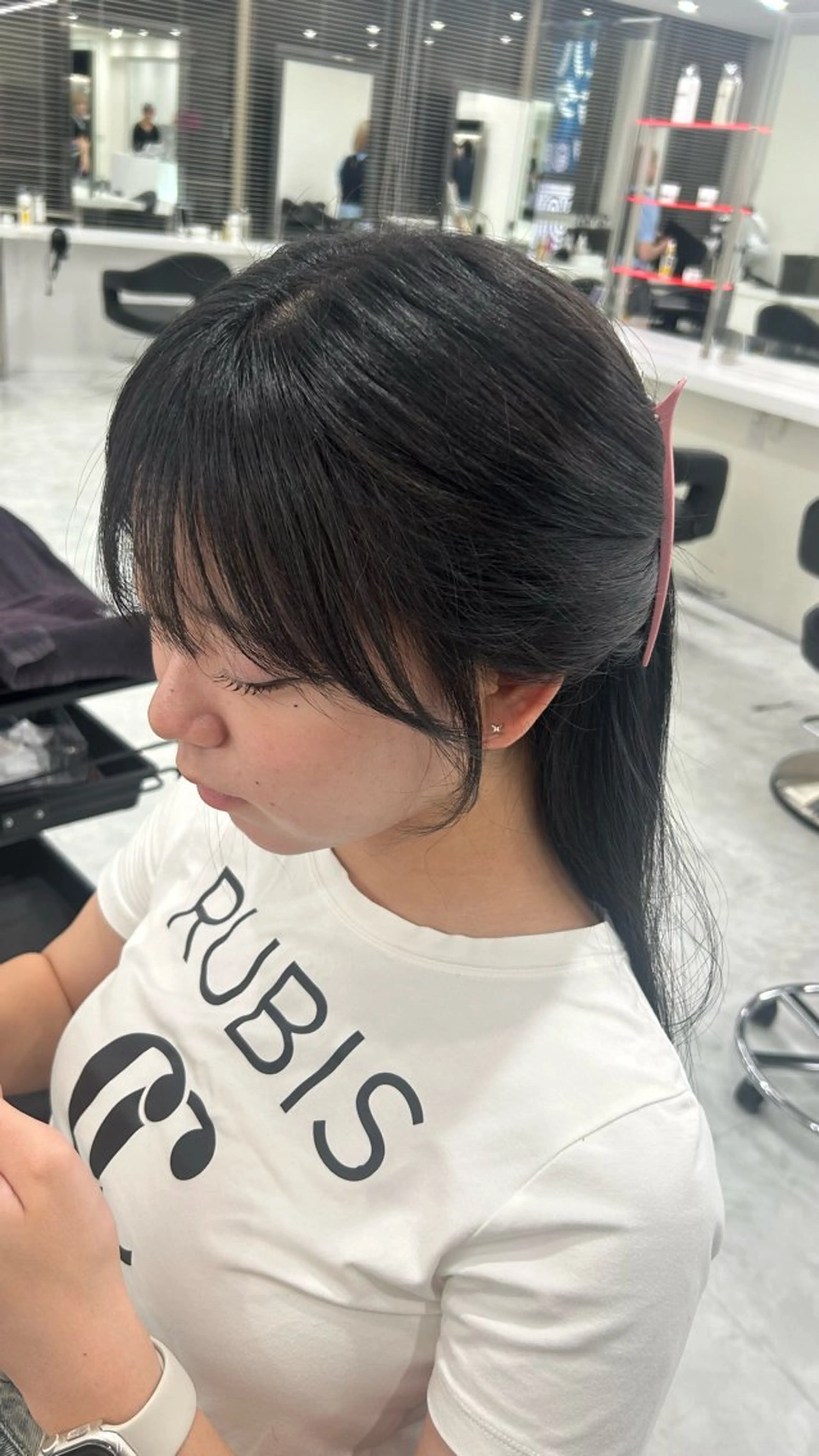 ロング カラー パーマ ヘアアレンジ メンズ キッズ カット 🩶盛れ✖️韓国ヘア 🩶Himari🎀のヘアスタイル