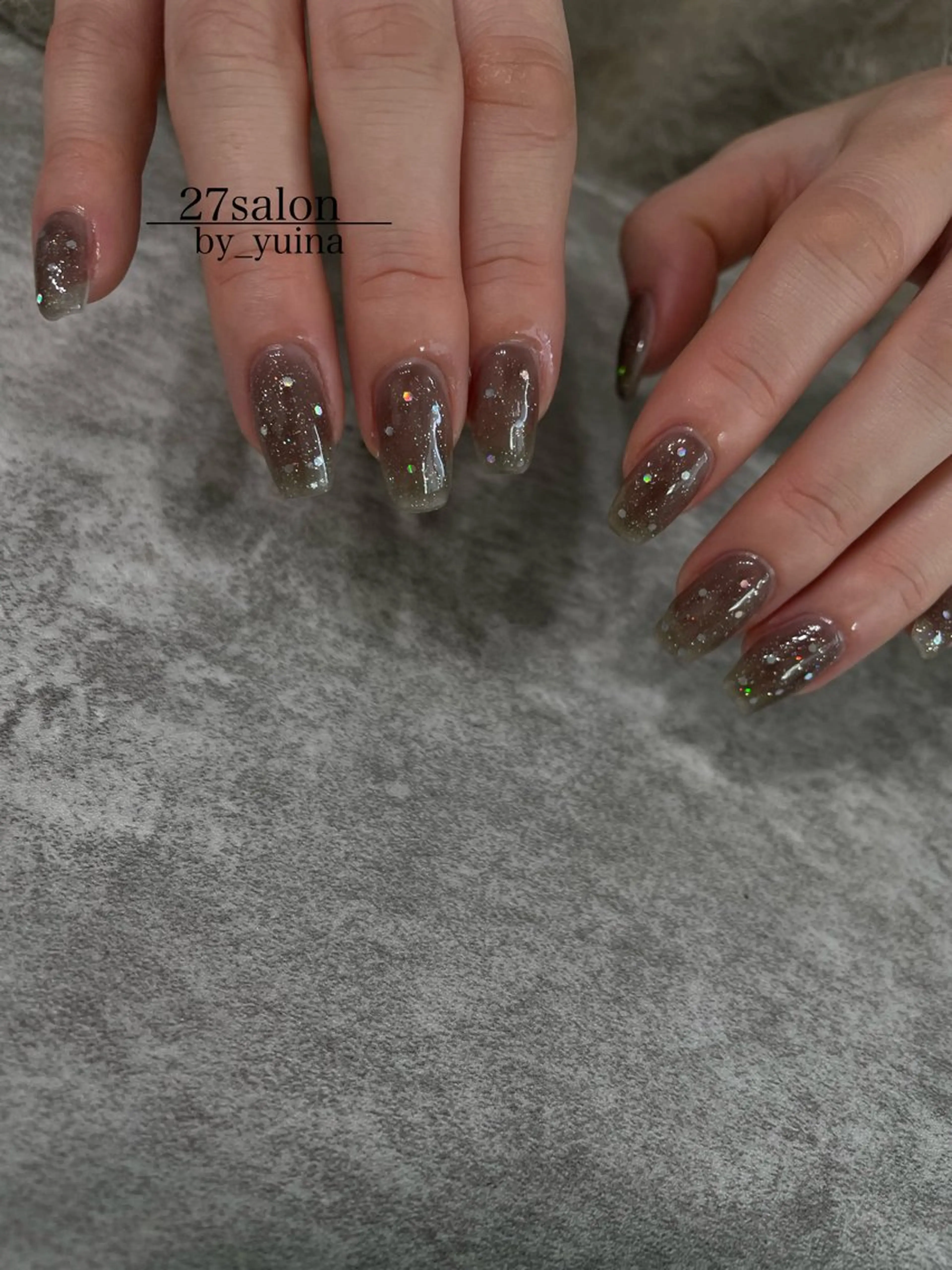 ネイル フラッシュネイル ハンドネイル 27salon yuinaのネイルデザイン