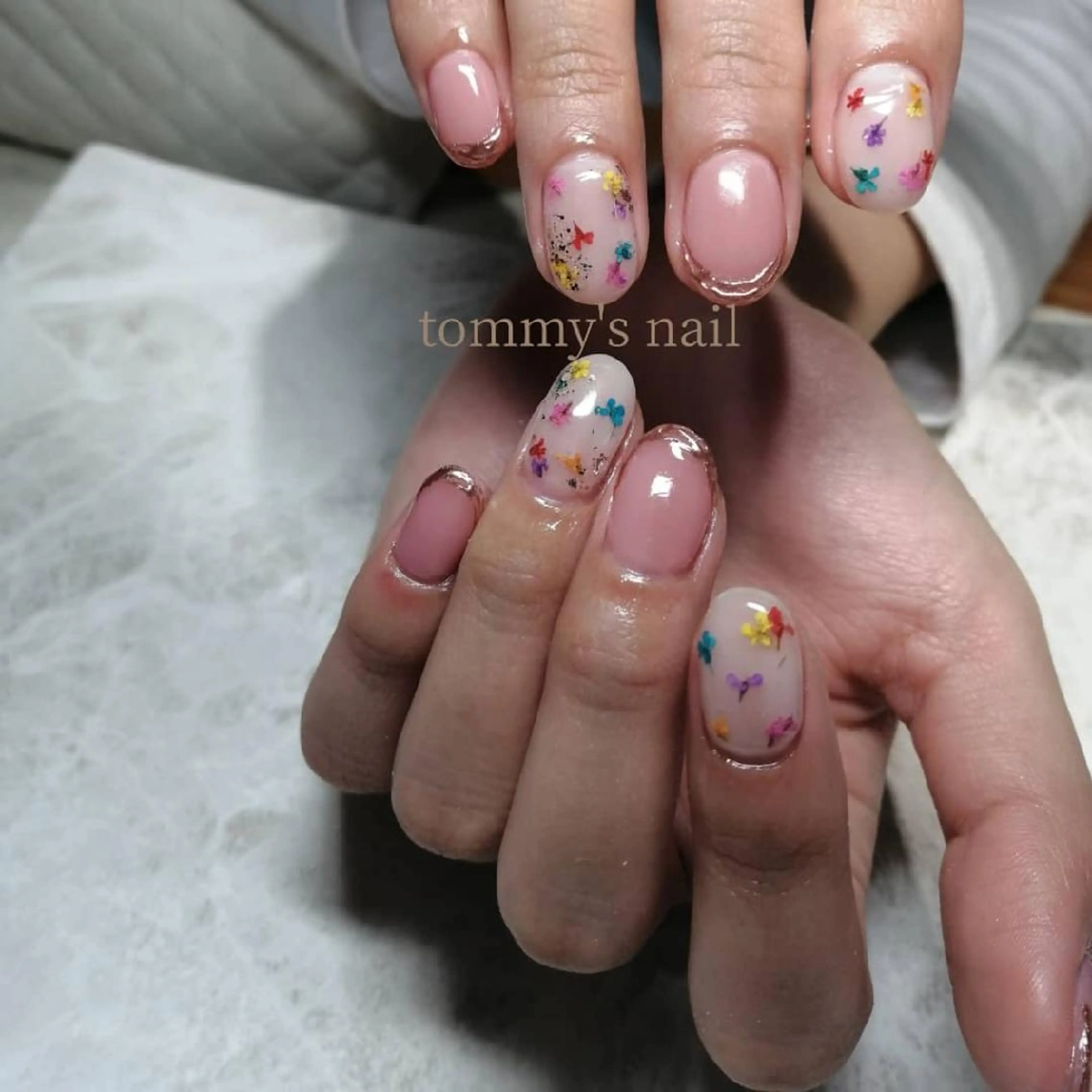 ネイル アートネイル ジェルネイル ワンカラーネイル tommy's nail所属・福岡/若よもぎ蒸し 全身美容が叶うサロンのネイルデザイン