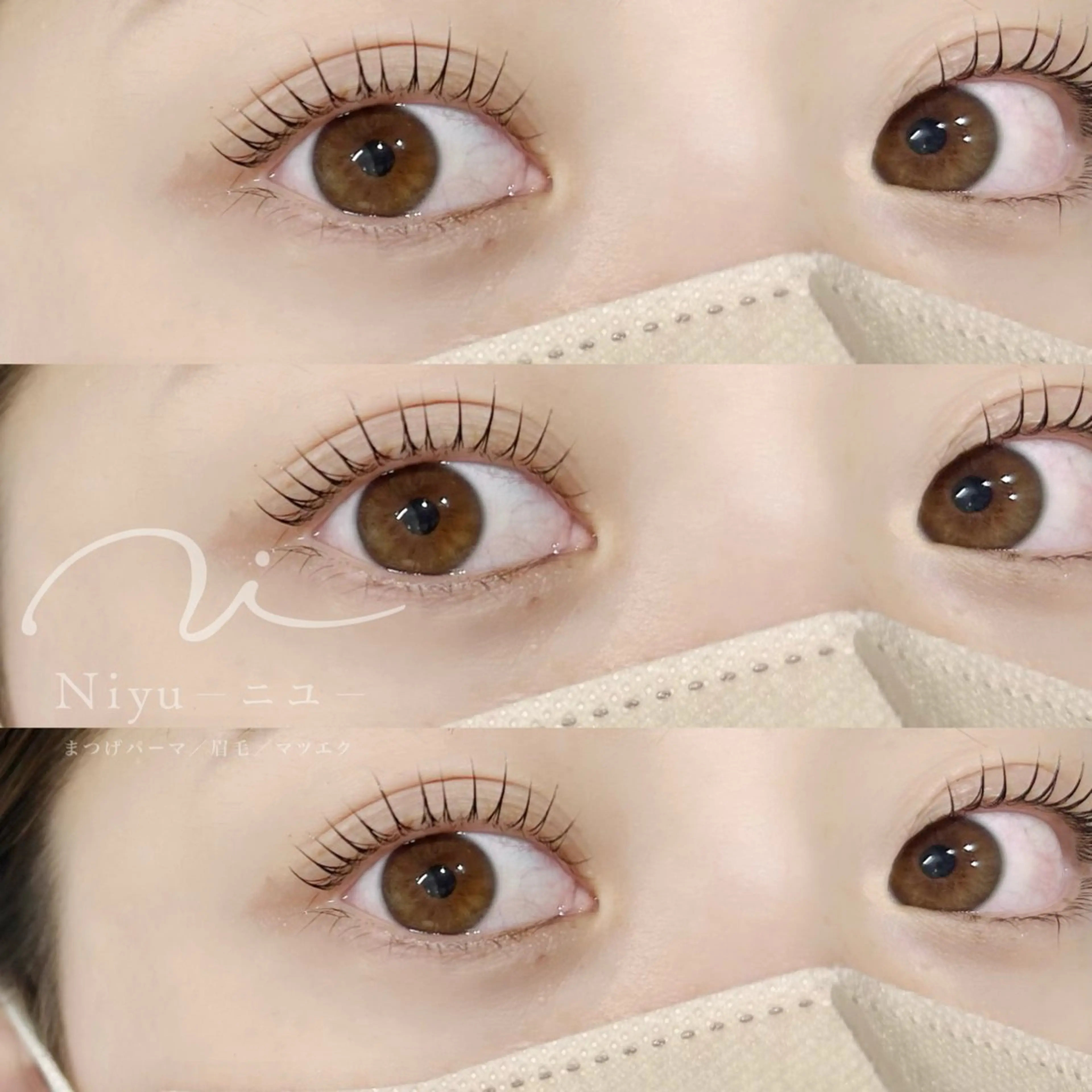 🖤似合わせまつ毛パーマ ¥5,500→¥3,900 【ミニモ限定特別価格🕊️】の写真