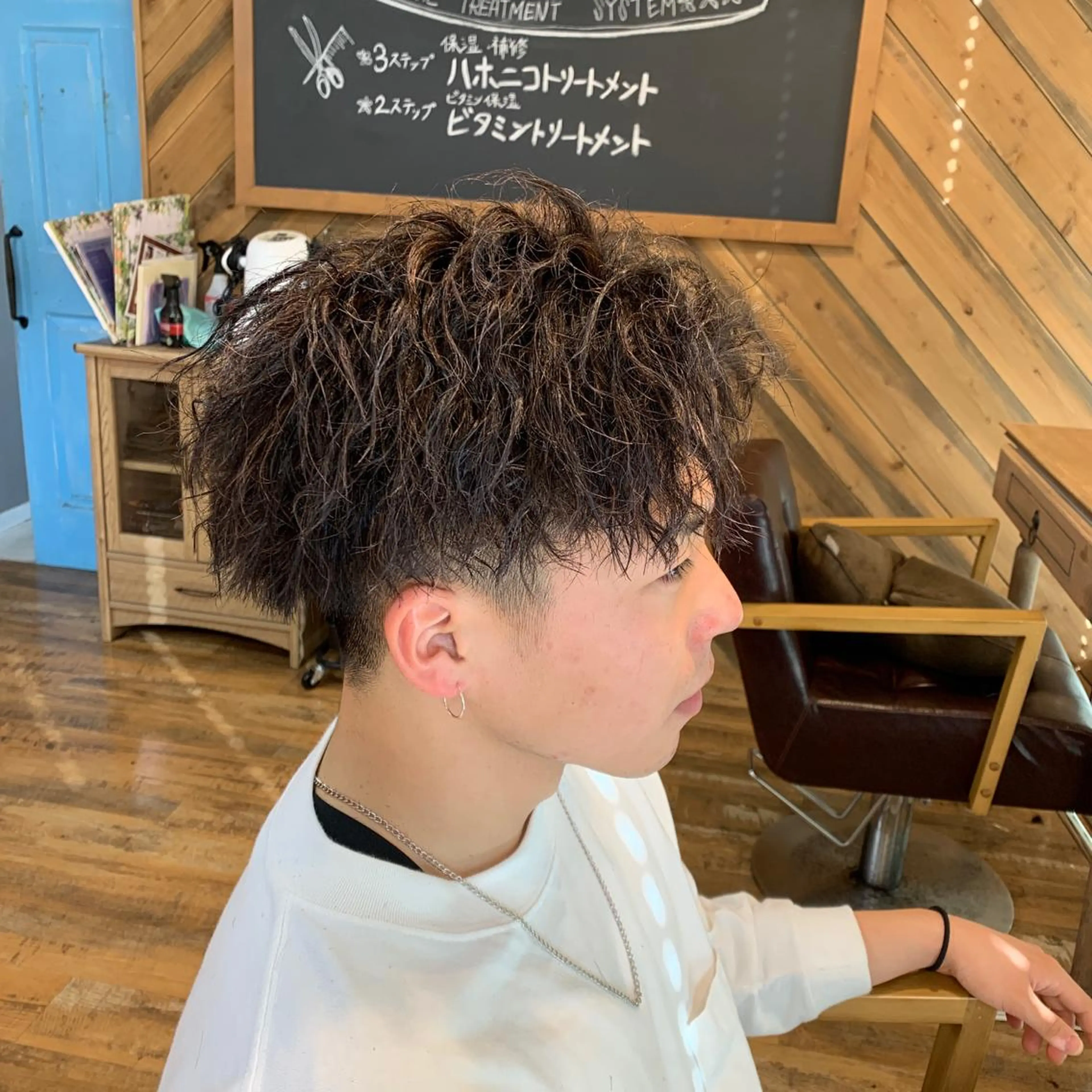 パーマ メンズ カット パーマ little吉祥寺店所属・［メンズ特化］神谷 清のヘアスタイル