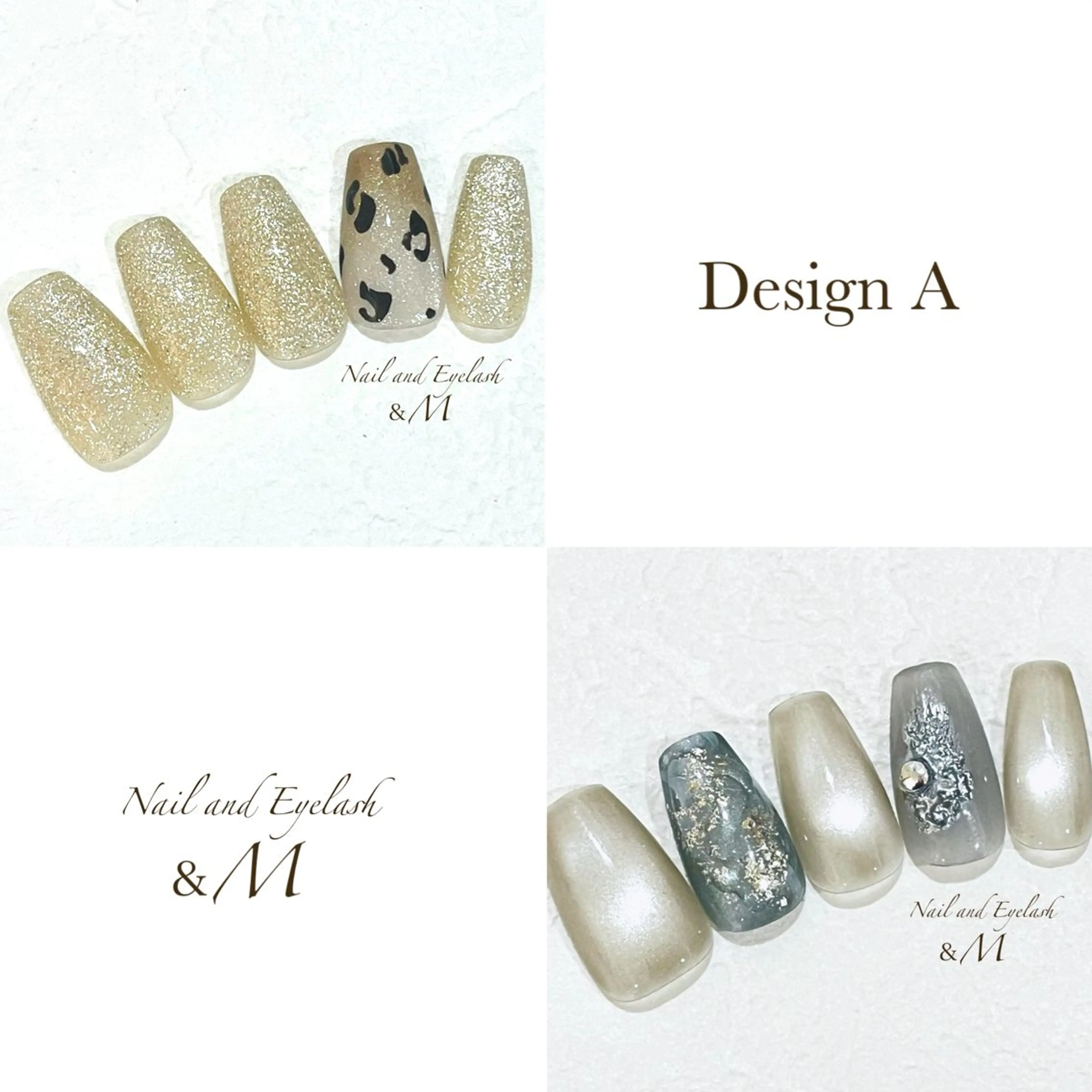 オフ無料★【デザインⒶ】甘皮カット有 💅フィルイン✨️の写真