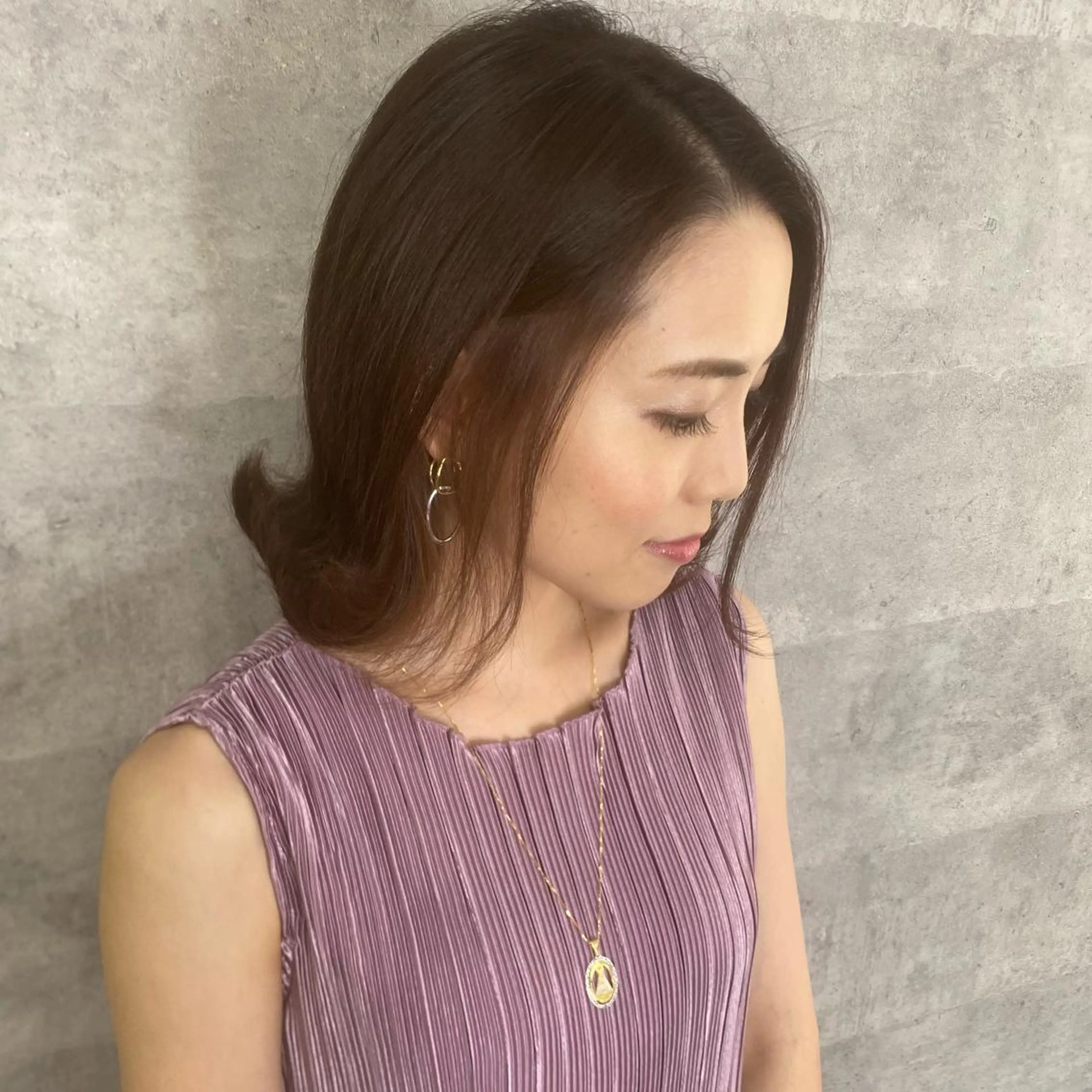 ミディアム カラー ヘアカラー トリートメント シールエクステ特化 ハイトーン、NANAのヘアスタイル