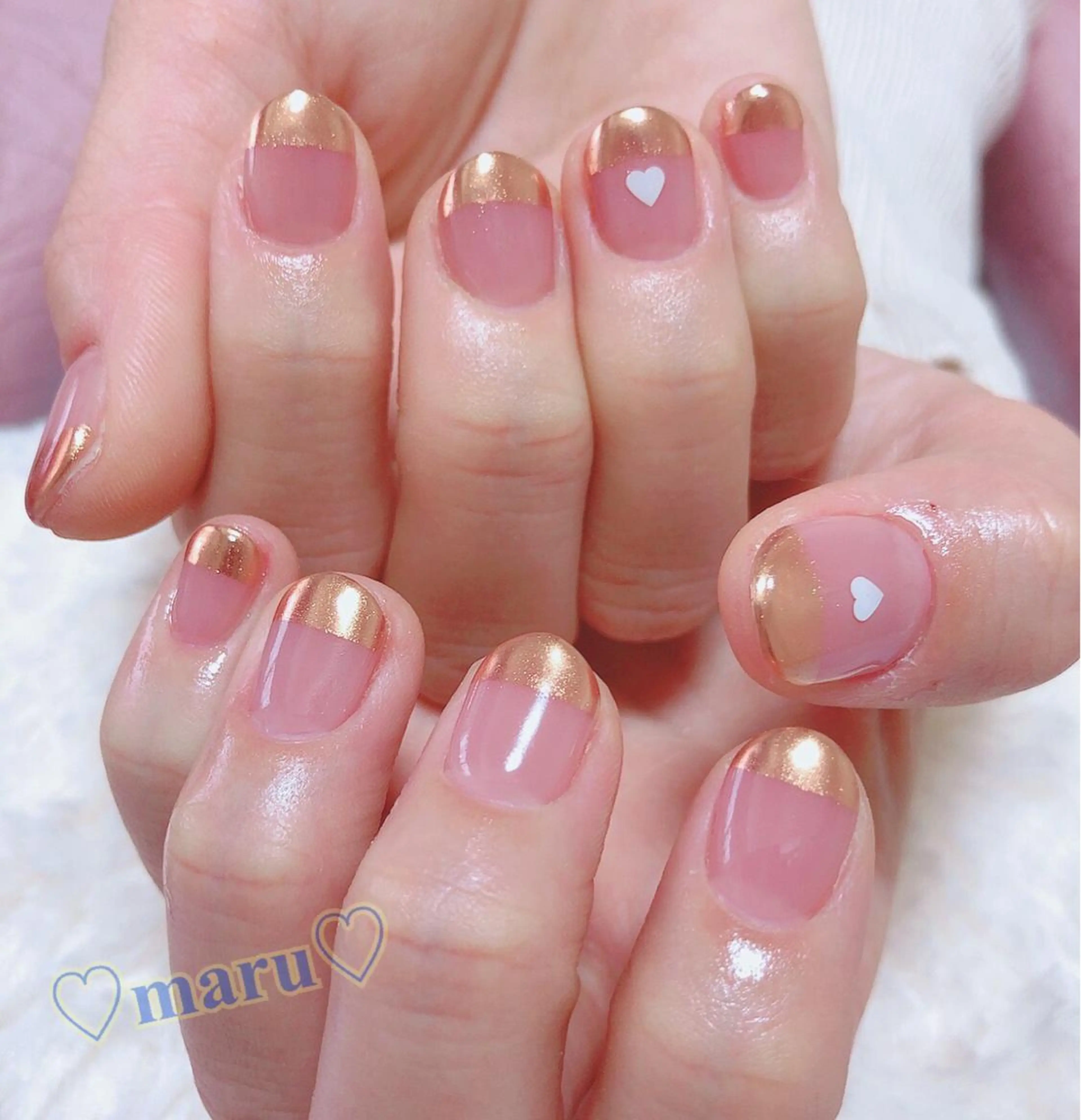 ネイル ハンドネイル フットネイル まるみ ♡のネイルデザイン