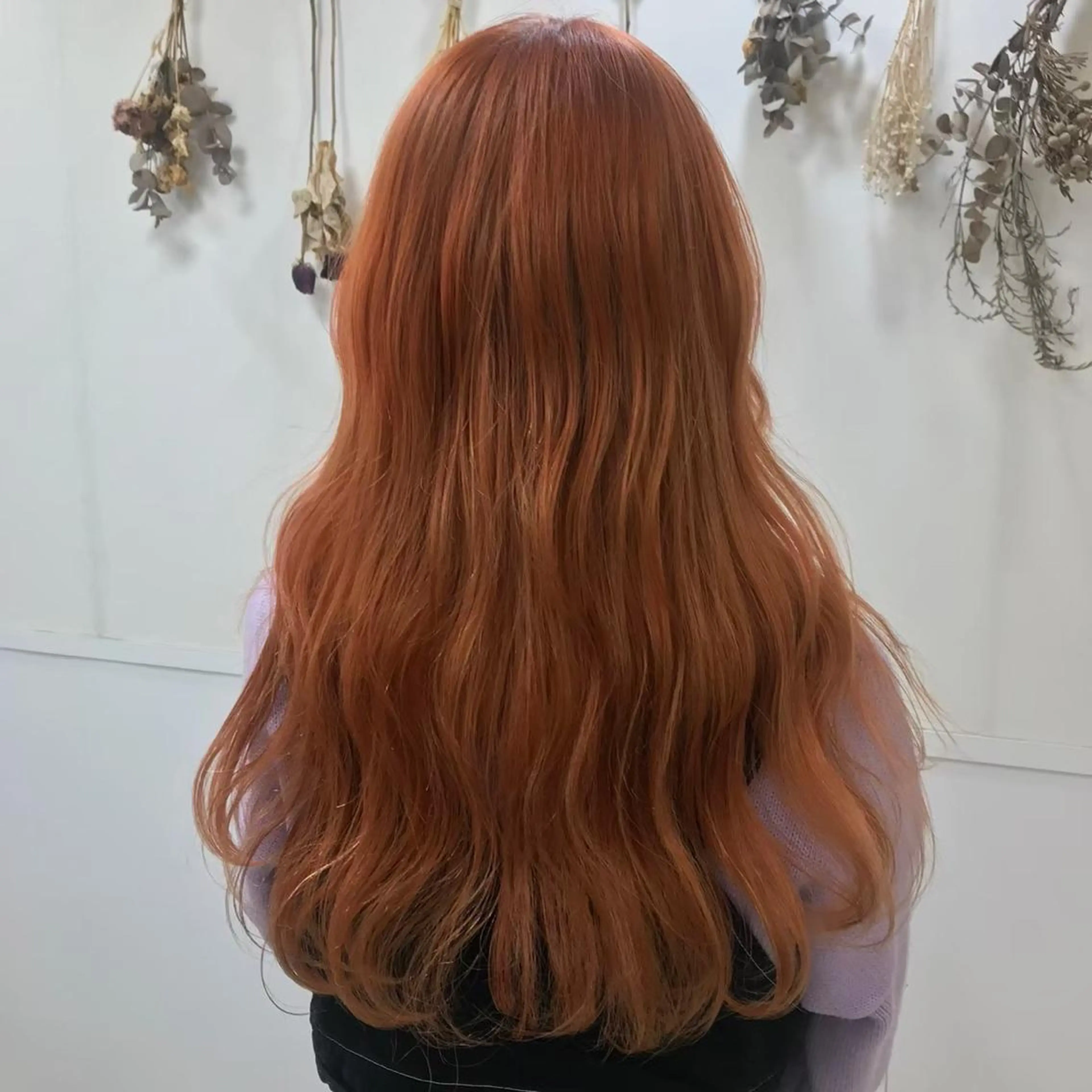 ロング カラー 羽エクステ/シール エクステ/横浜駅5分のヘアスタイル