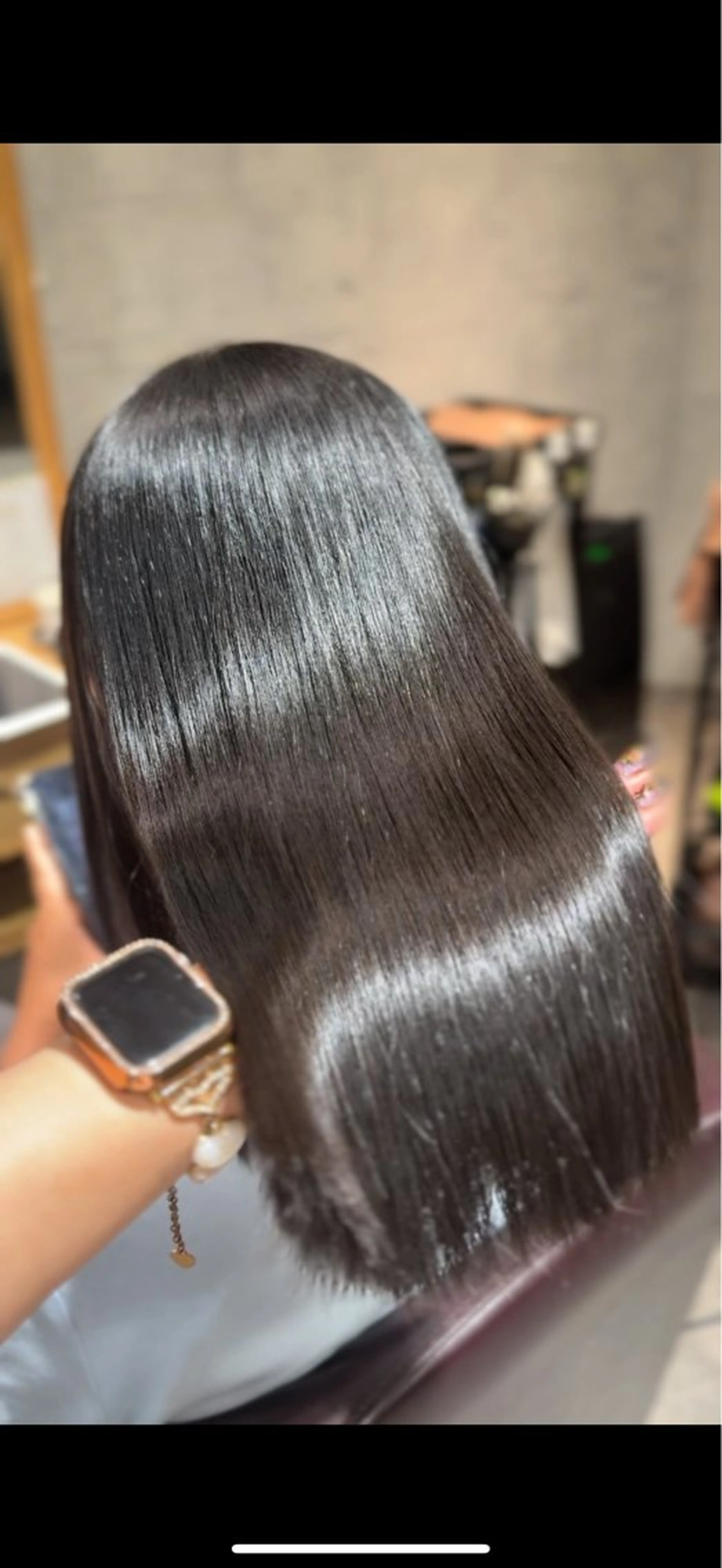 ミディアム パーマ Afinar  乃空（ノア）のヘアスタイル