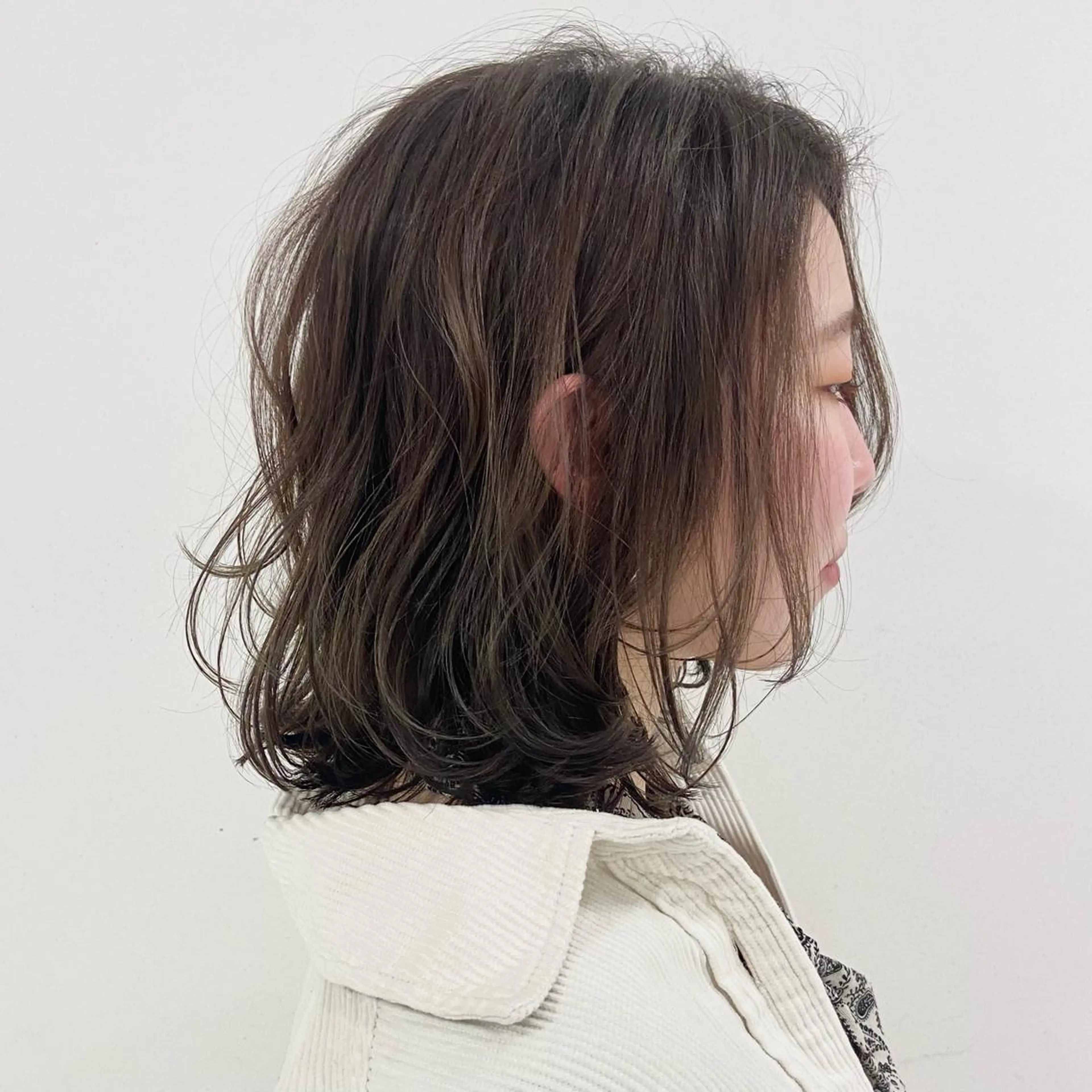 ミディアム カラー DX SHARE SALON所属・matka白髪ぼかし 大人ヘア/KEIKOのヘアスタイル