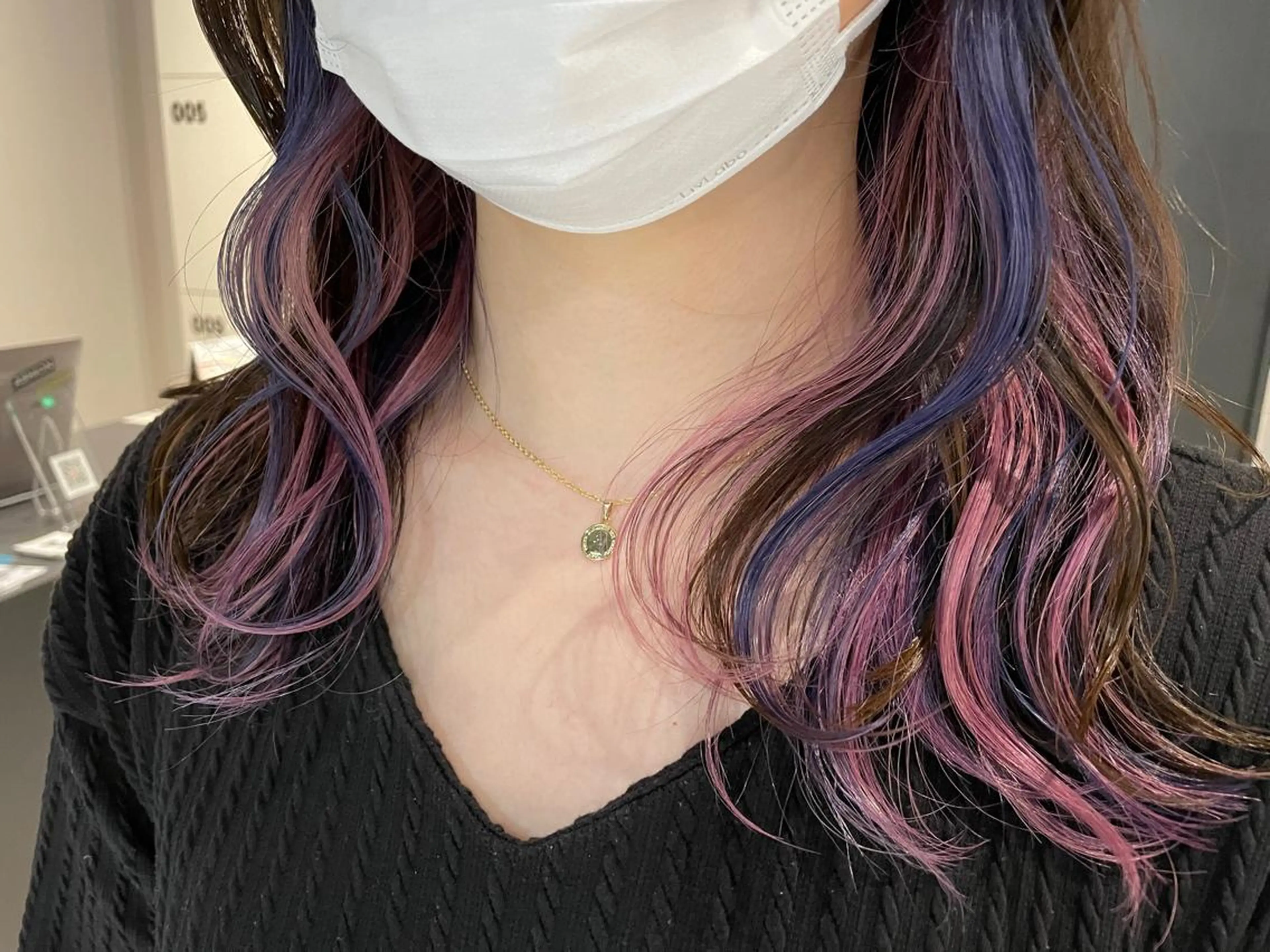 ミディアム カラー ヘアカラー トリートメント ブリーチ👩‍🦳/ ‪✂︎MANAMIのヘアスタイル