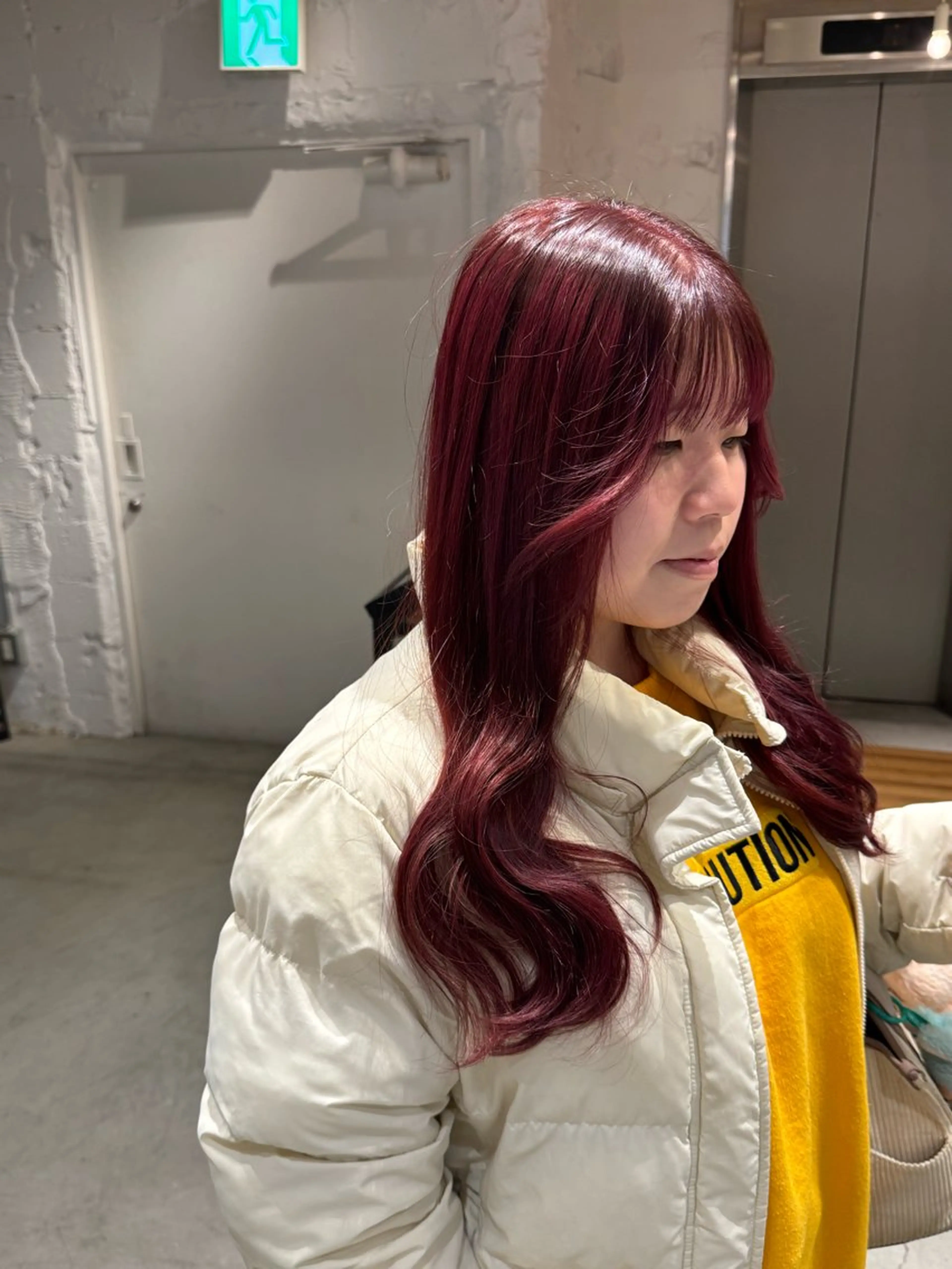 ロング 🌶推しカラー RINA🌶´-のヘアスタイル