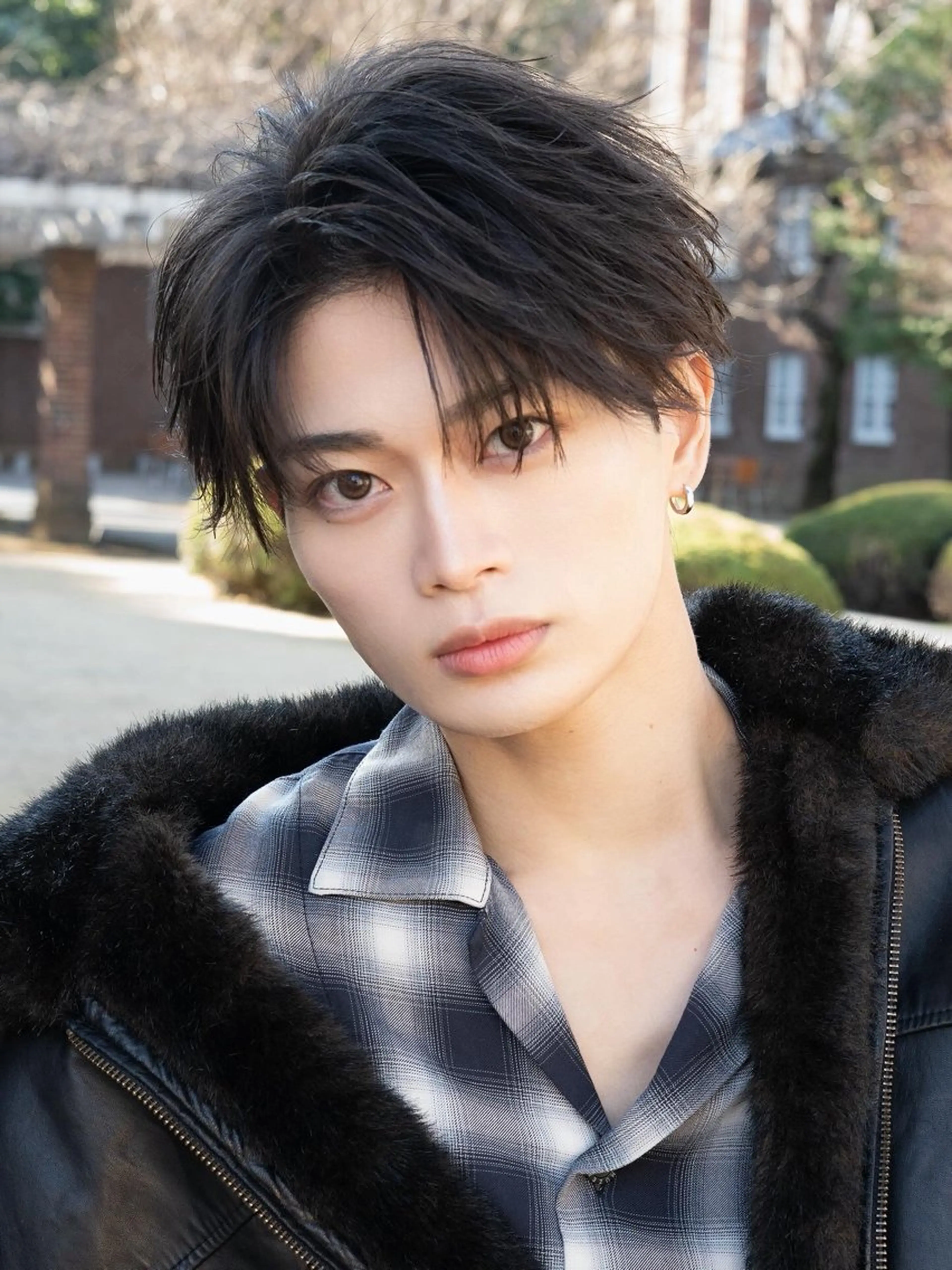 ショート メンズ 飯塚 想のヘアスタイル