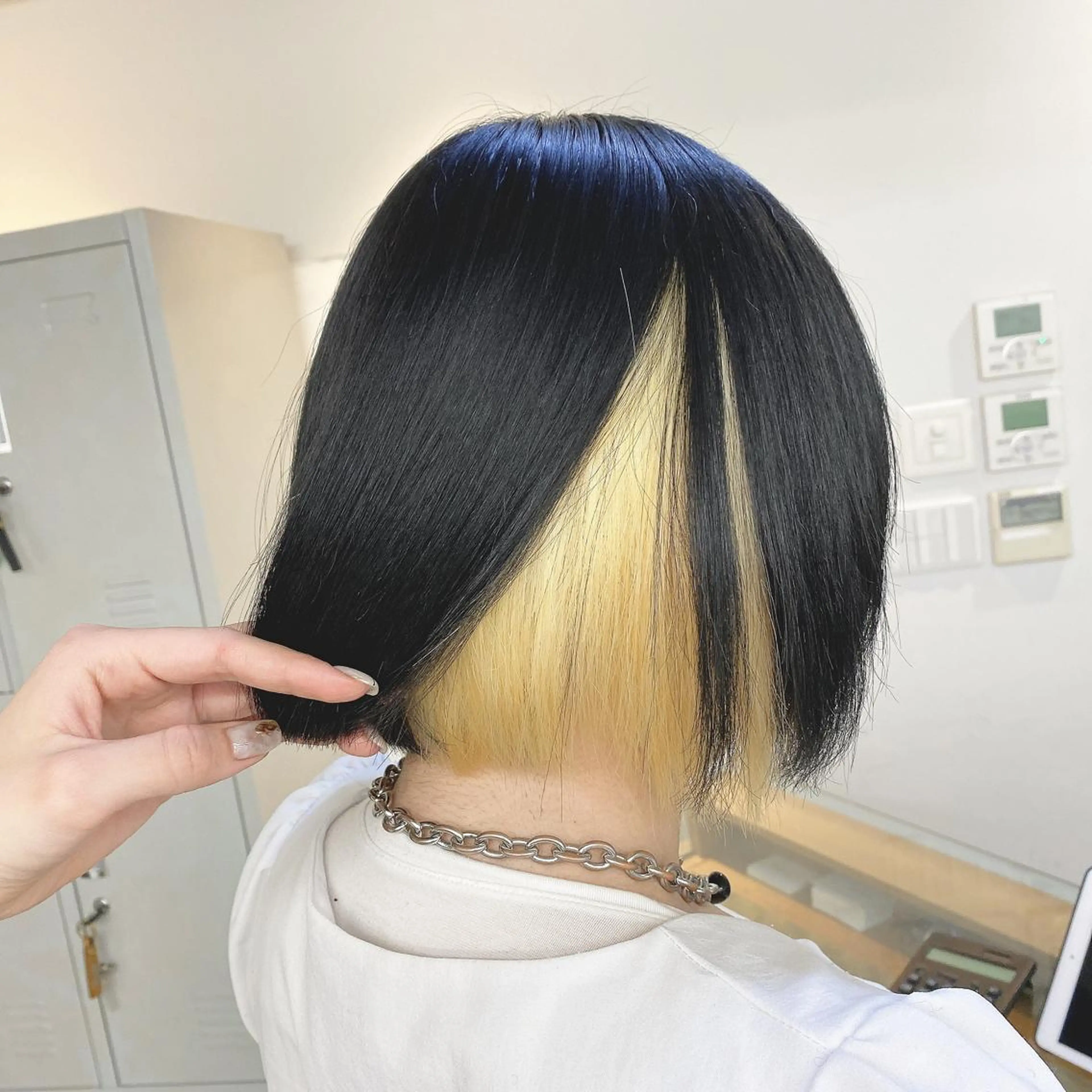 ショート カラー パーマ ヘアアレンジ メンズ キッズ ネイル マツエク・マツパ アイブロウ 暖色系/透明感 治野心のヘアスタイル