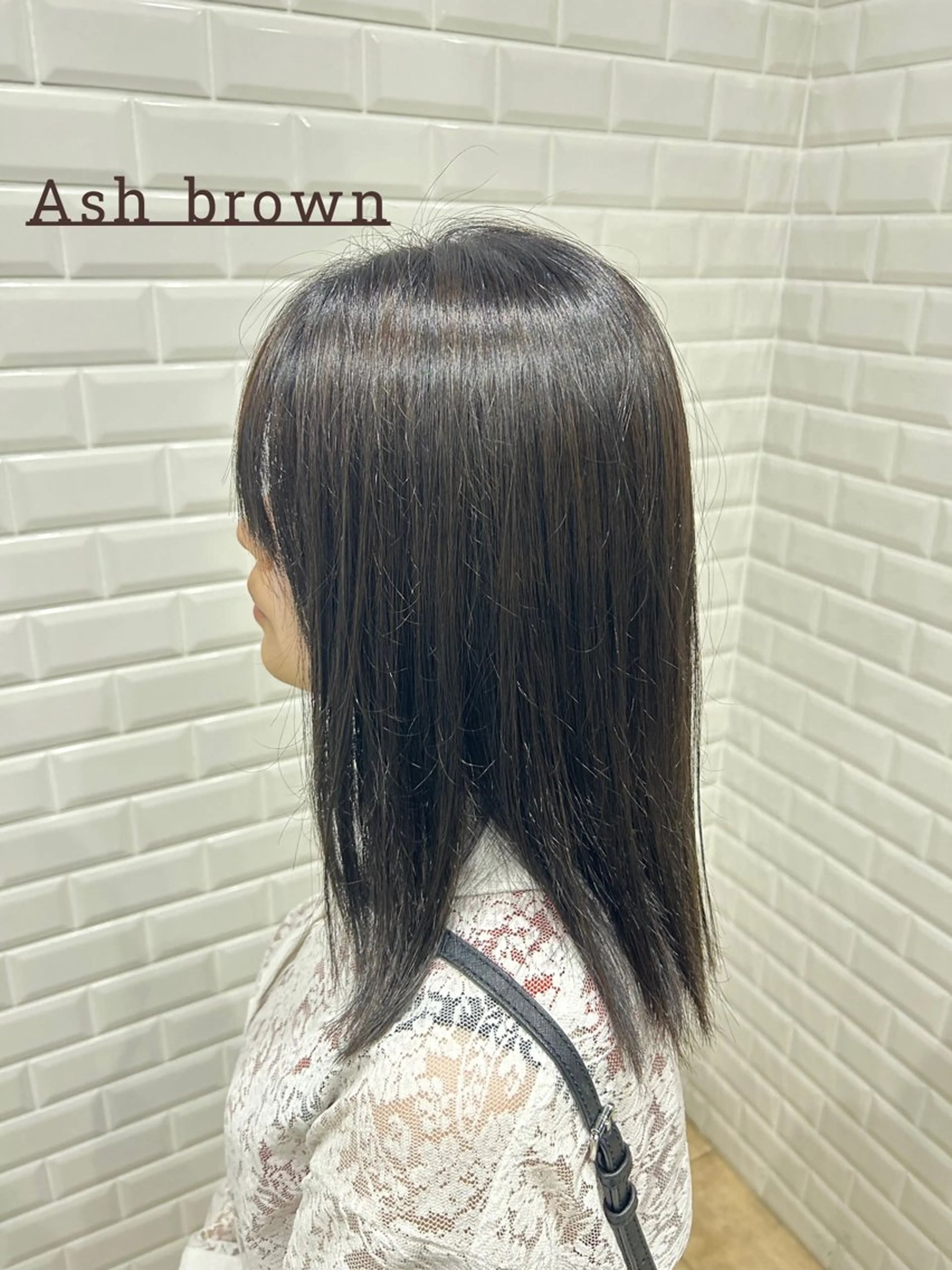 ミディアム カラー アッシュ For.c.c.c.c所属・近藤 ちかのヘアスタイル