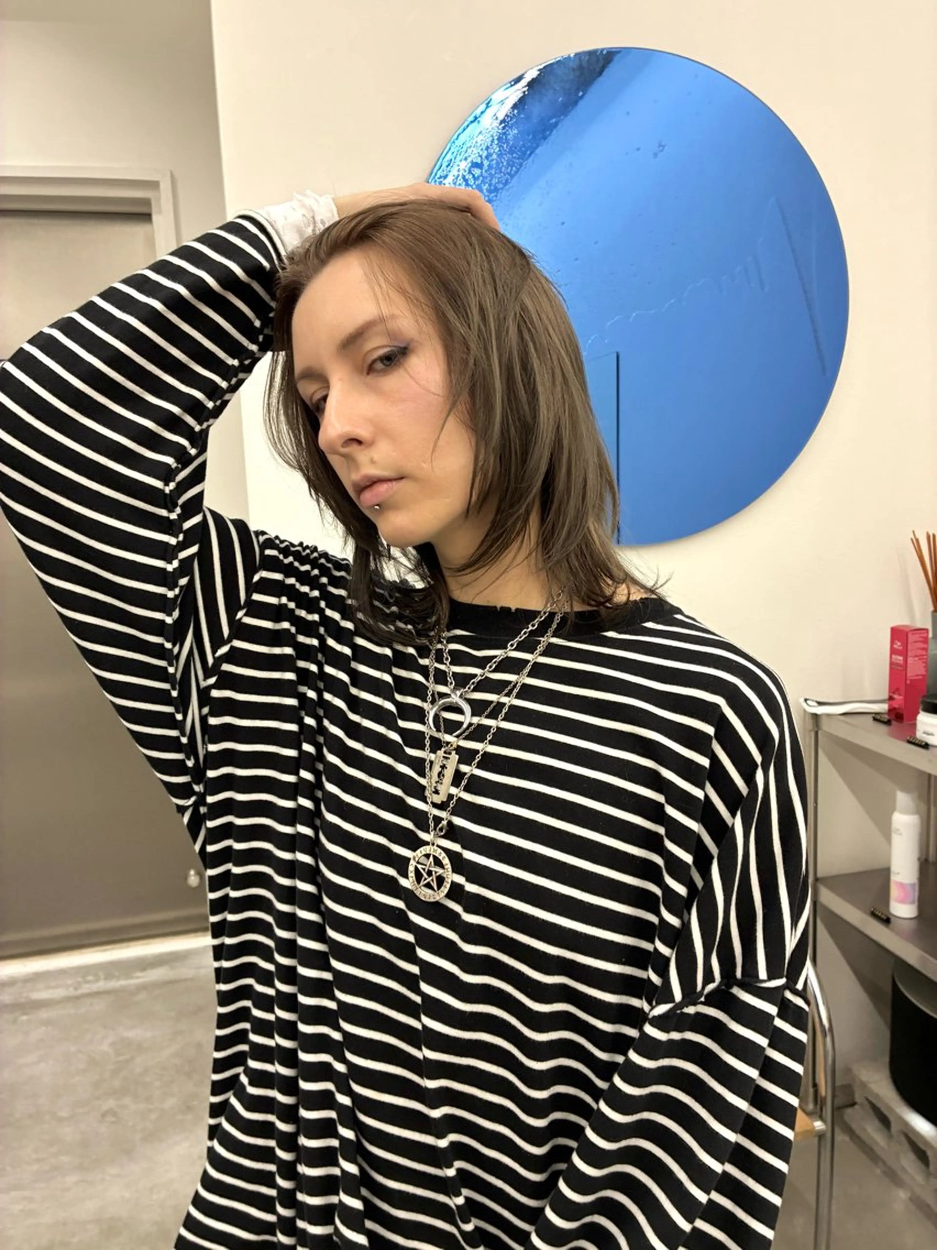 ミディアム カット KEPKA ヤマグチ 天神 今泉のヘアスタイル